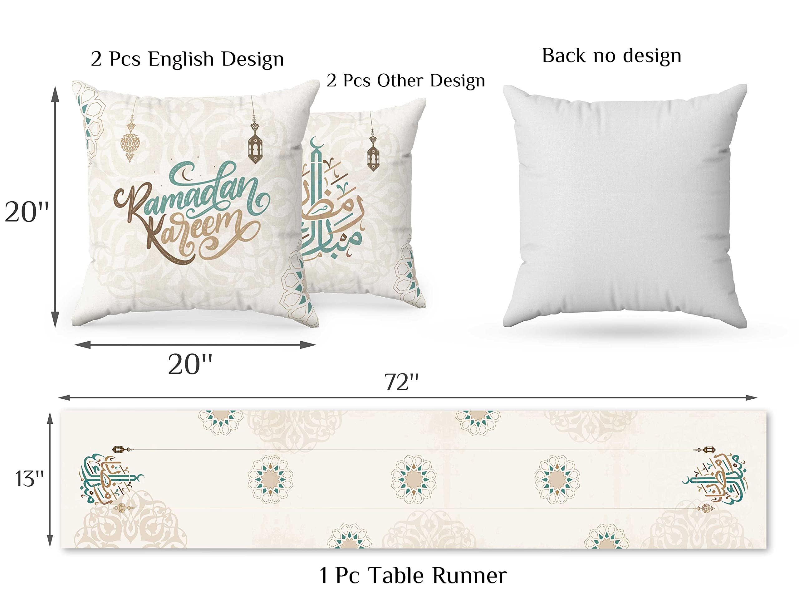 Oleek Decorations For Home - Table Runner & 4Pcs Pillow Covers 18X18 Inches - Decorations For Table - Gifts - Decor 2025