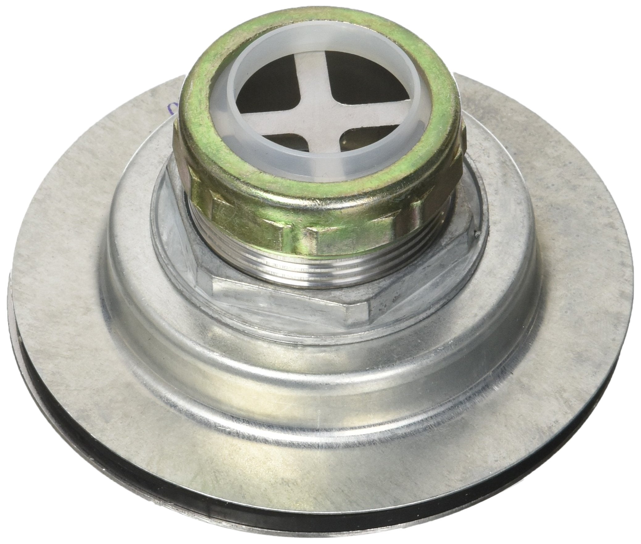 Keeney 1376Pc Wide Flange Strainer Stainless Steel Grid, 4-1/2'', Polished Chrome
