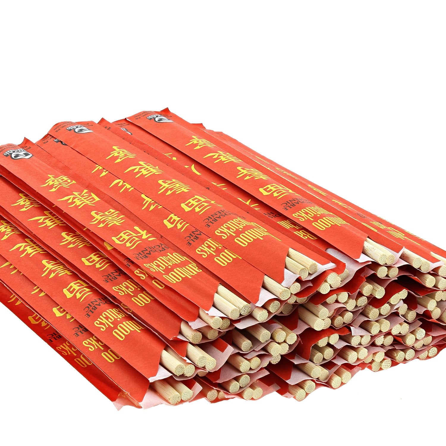 Royal Premium Disposable Bamboo Chopsticks, 9 Inch Sleeved And Separated, Uv Treated, Case Of 1000
