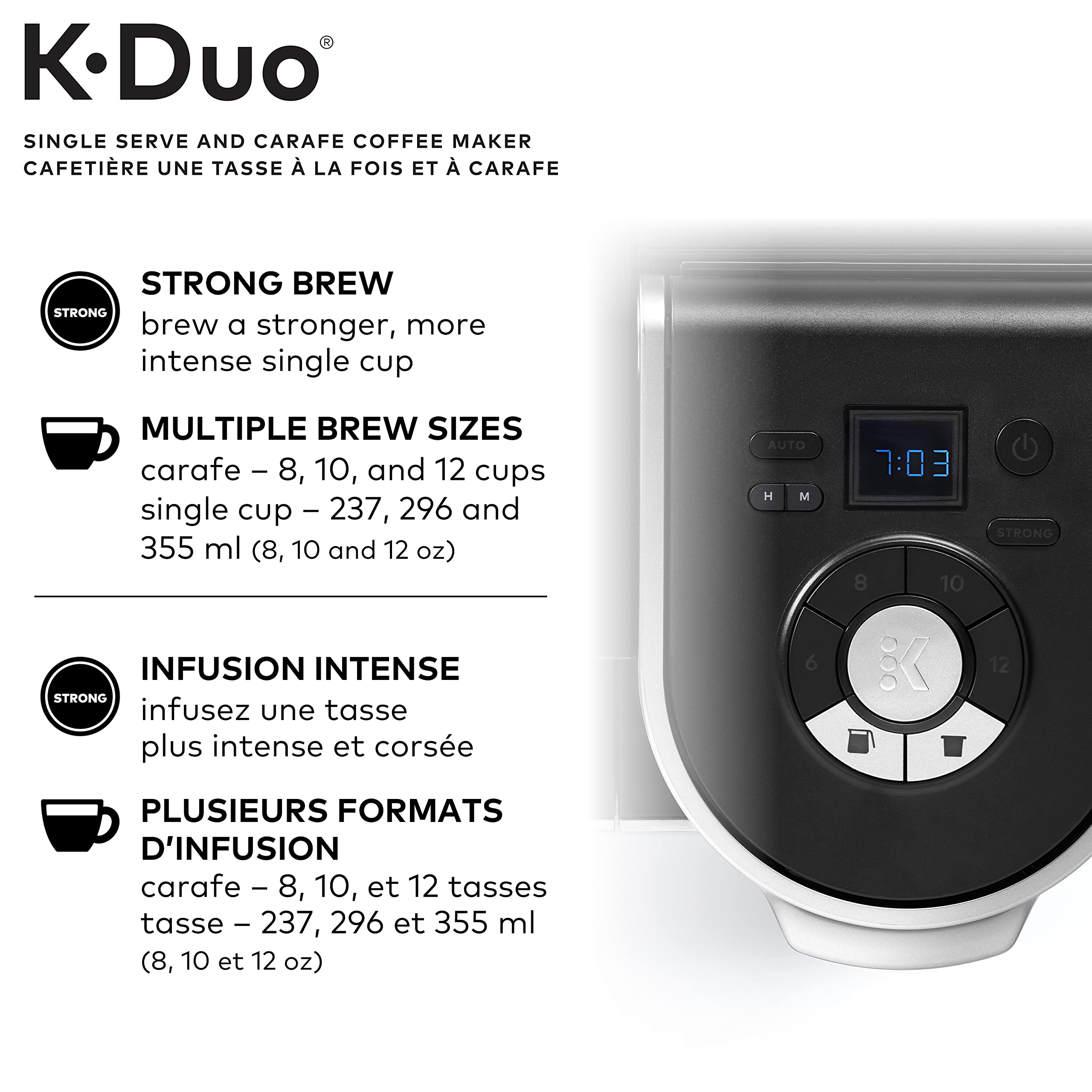K-Duo Single Serve And Carafe Coffee Maker