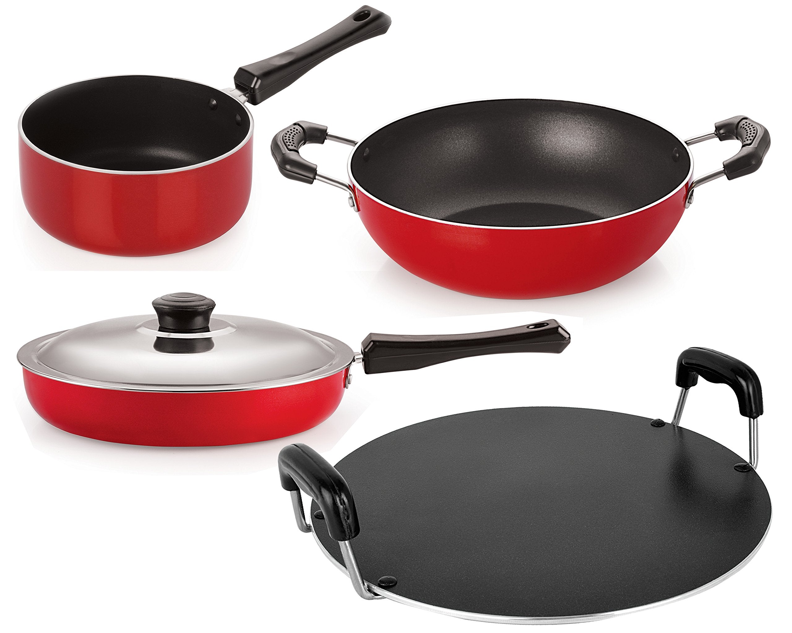 Nirlon NonStick Kitchenware Set At Low Price, 4 Piece