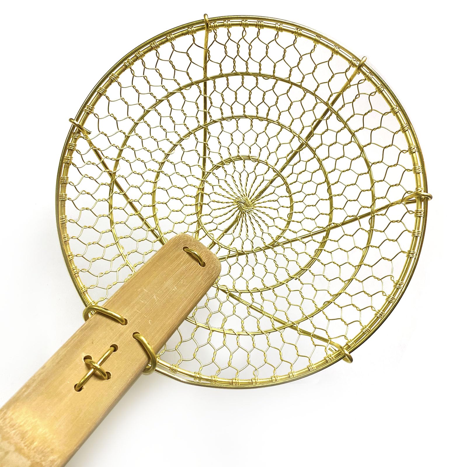 4'' Round Brass Spider Strainer