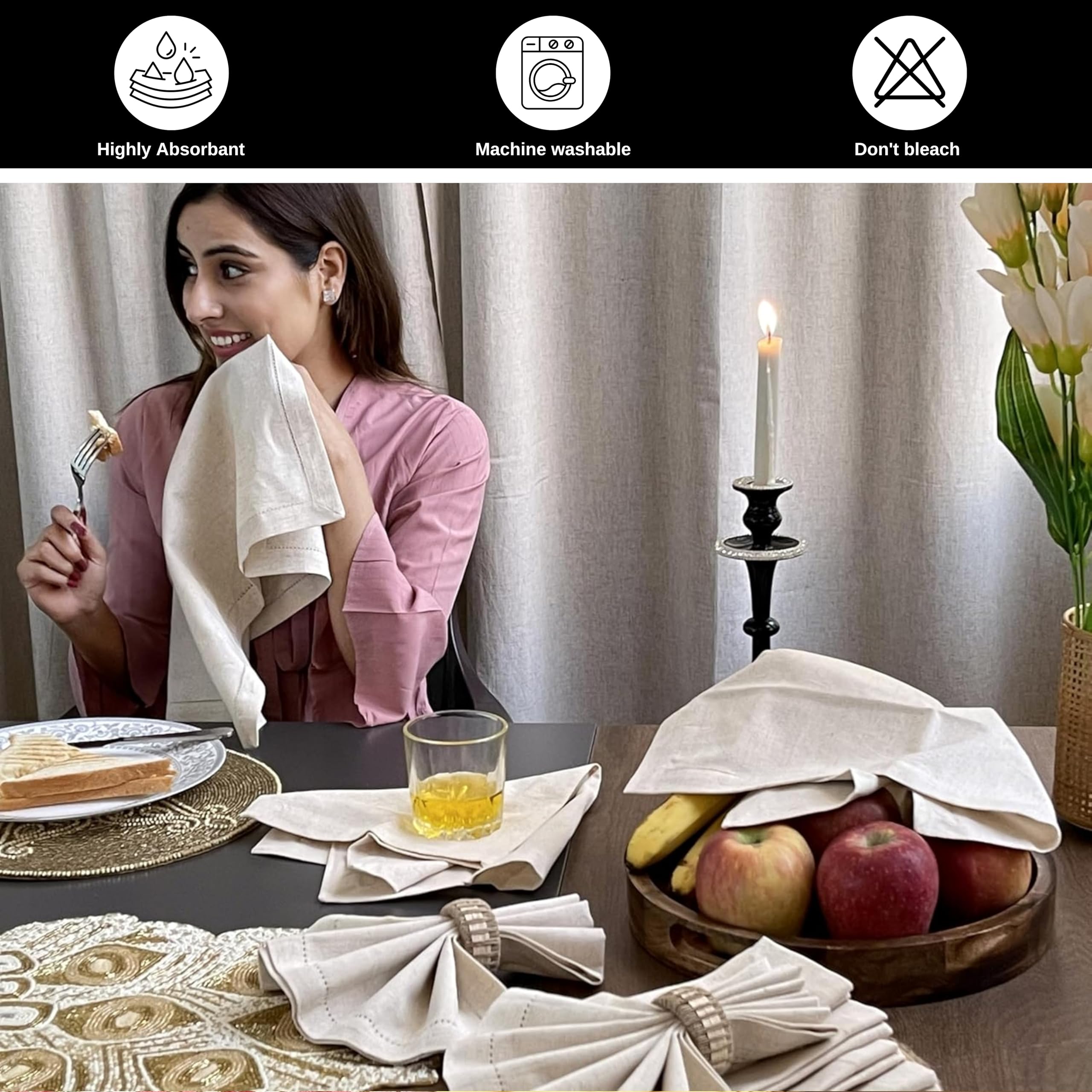 Cloth Napkins, Linen Napkins, Dinner Napkins Cloth, Cloth Napkins Set Of 12, Christmas, Natural Linen Napkins, Napkins Cloth, Cl