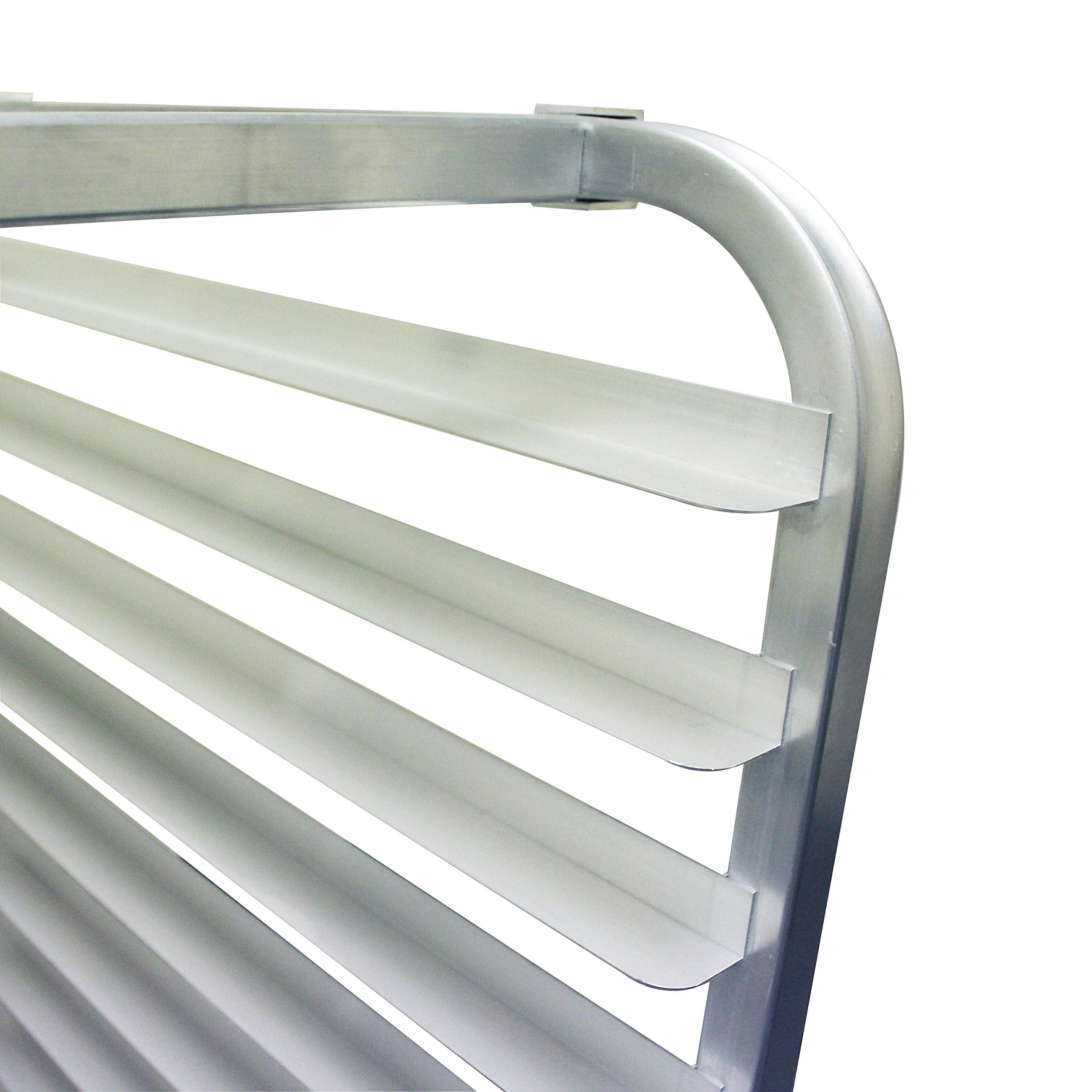 Excellante Alspr010 10-Tier Bon/Sheet Pan Rack With 4 Casters (2X Locking, 2 Regular) 20 1/4'' X 26'' X 38 1/2'', Kockdown, Nsf,