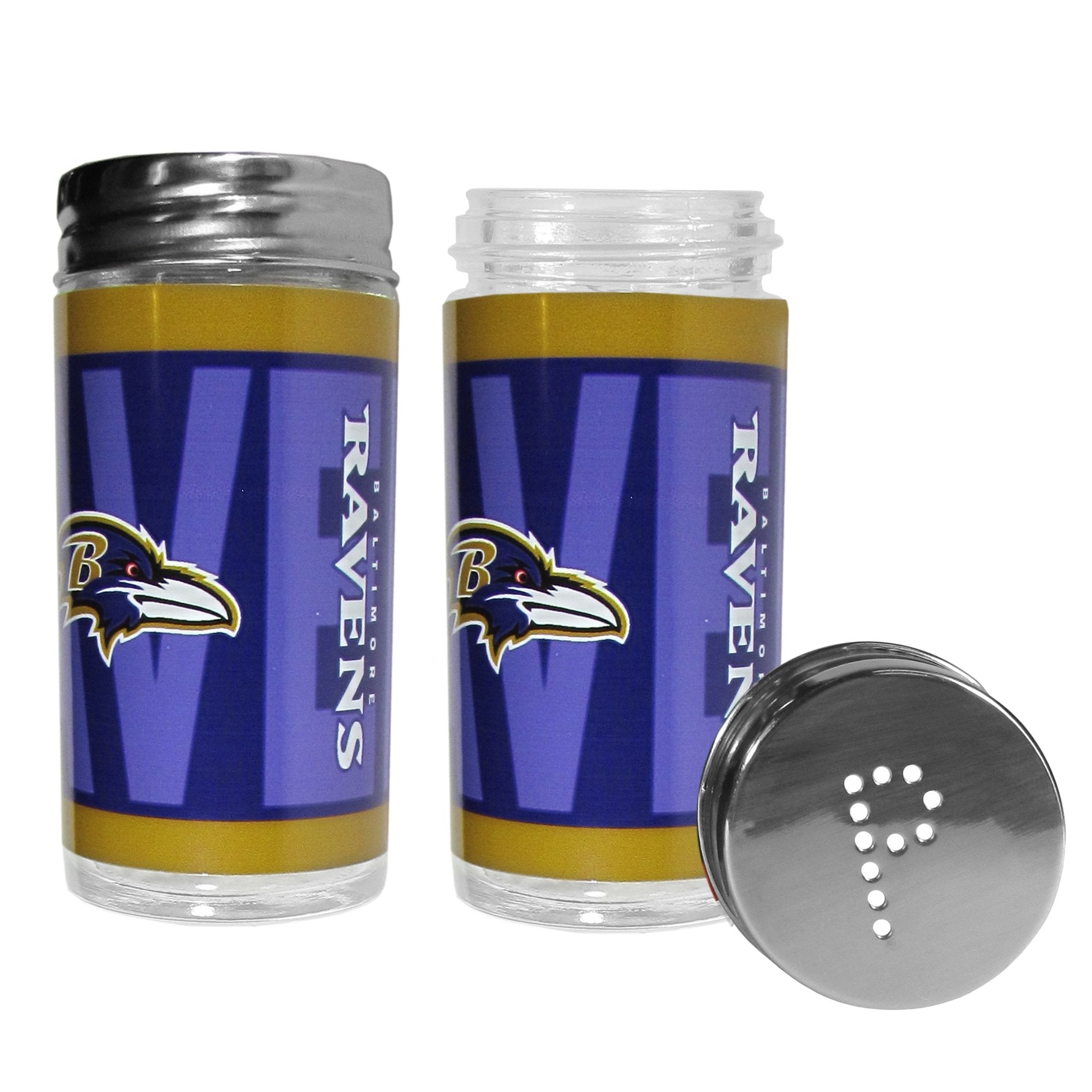 Siskiyou Sports Nfl Baltimore Ravens Salt & Pepper Shakers, Blue,