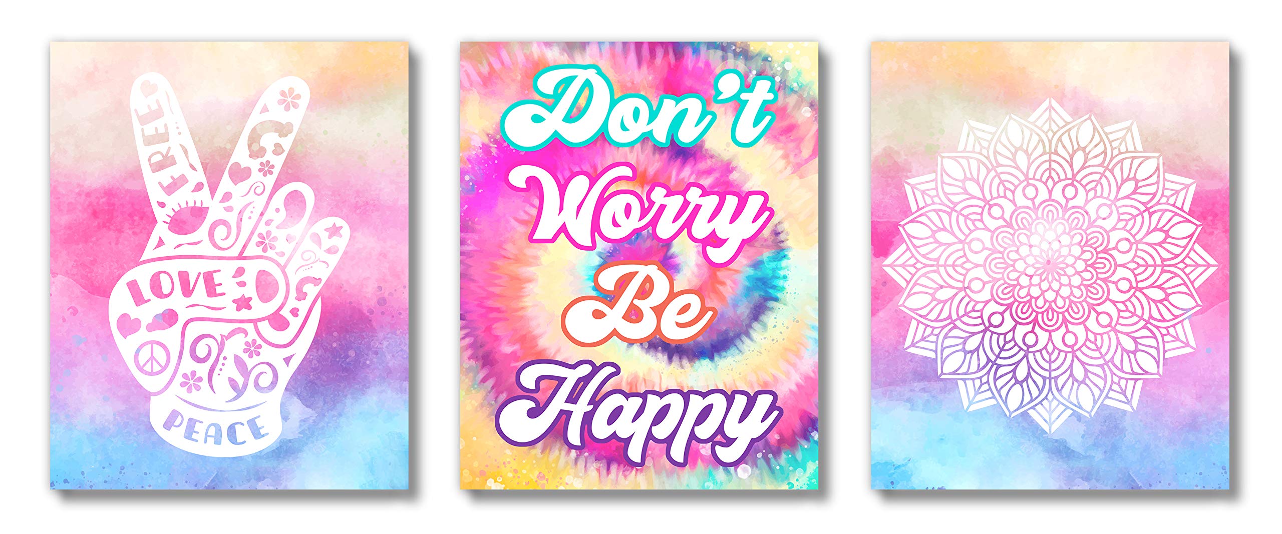 Teen Girl Room Wall Decor Art Prints - (Unframed 8 X 10) Inspirational Wall Art, Motivational Quotes Posters For Kids, Tween Wom
