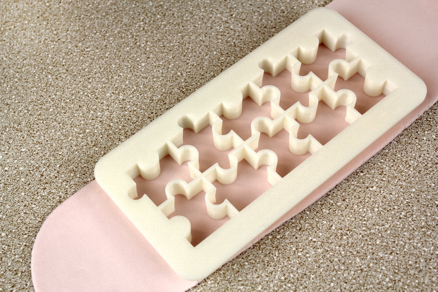 Pme Geometric Multicutter For Cake Design Puzzle, Small, Medium & Large Size, Set Of 3
