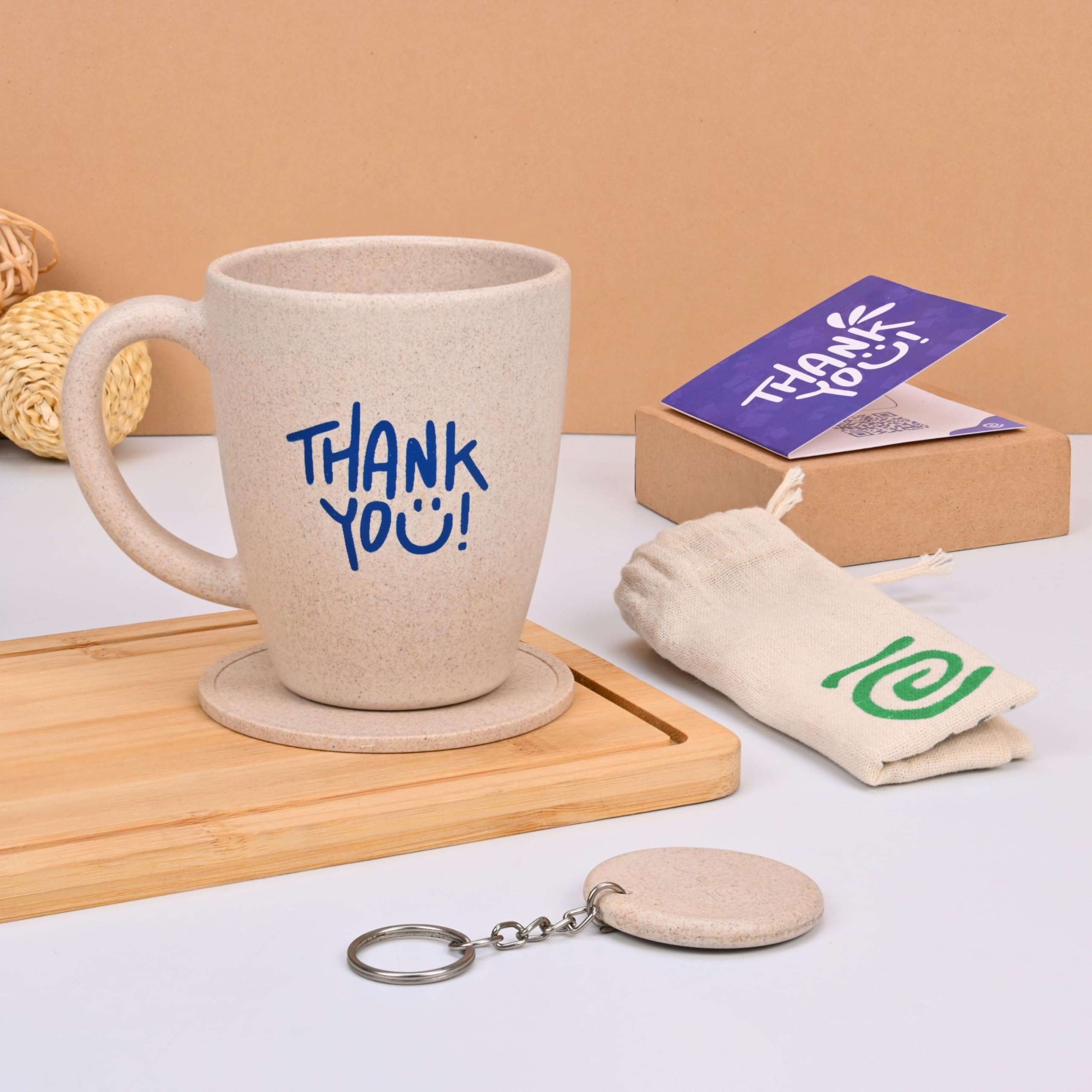 Eha EarthFriendly Thank You Gift For Couple| Gifts For Sister | Birthday Gift For Men | Mugs For Coffee | Gift Items | Set Of 1