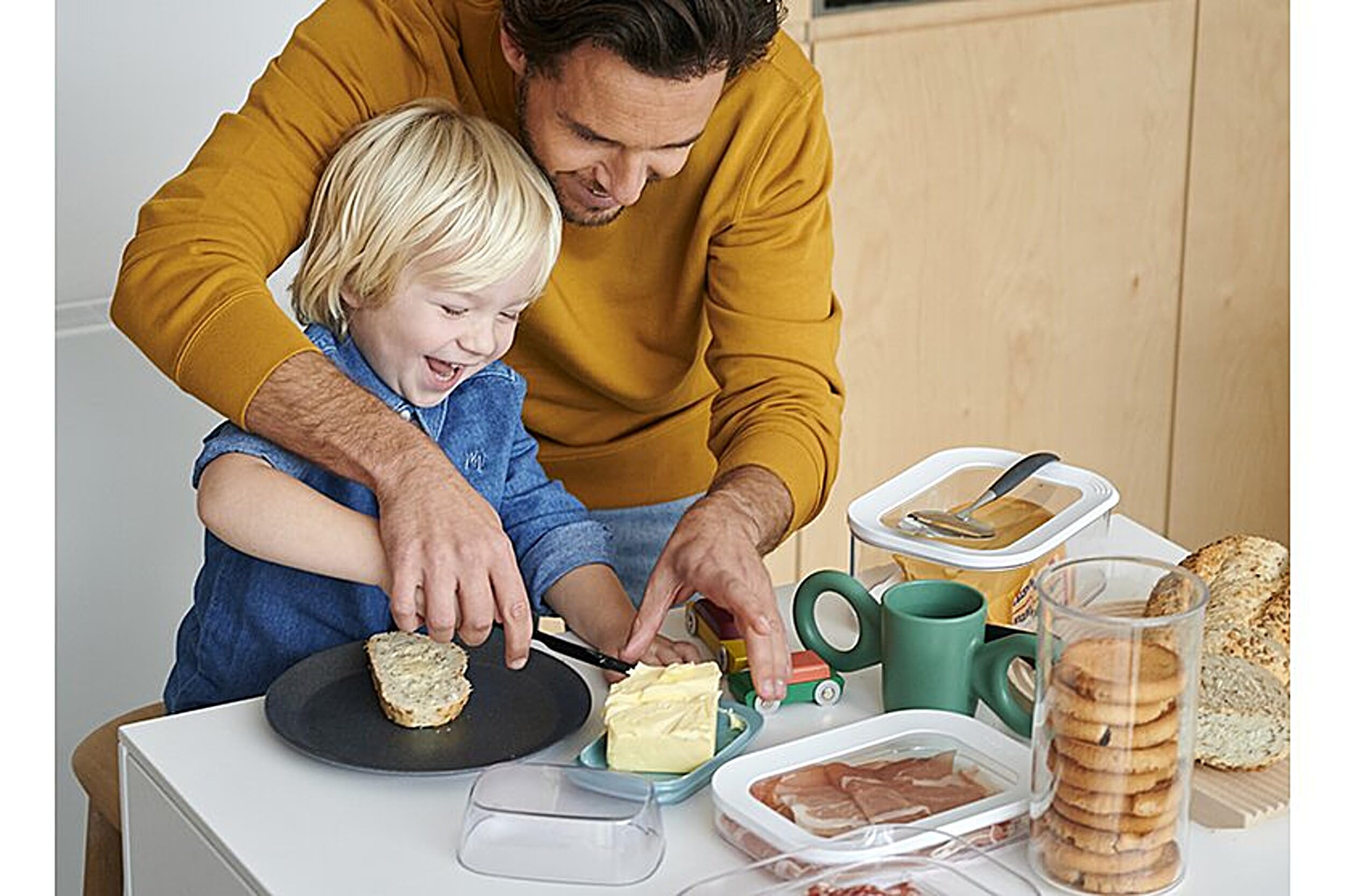 Mepal  MODULA Cheese Box for Cheddar or Mozzarella with Transparent Lid  Airtight  Portable  BPA Free  Holds 68 oz  1 Count