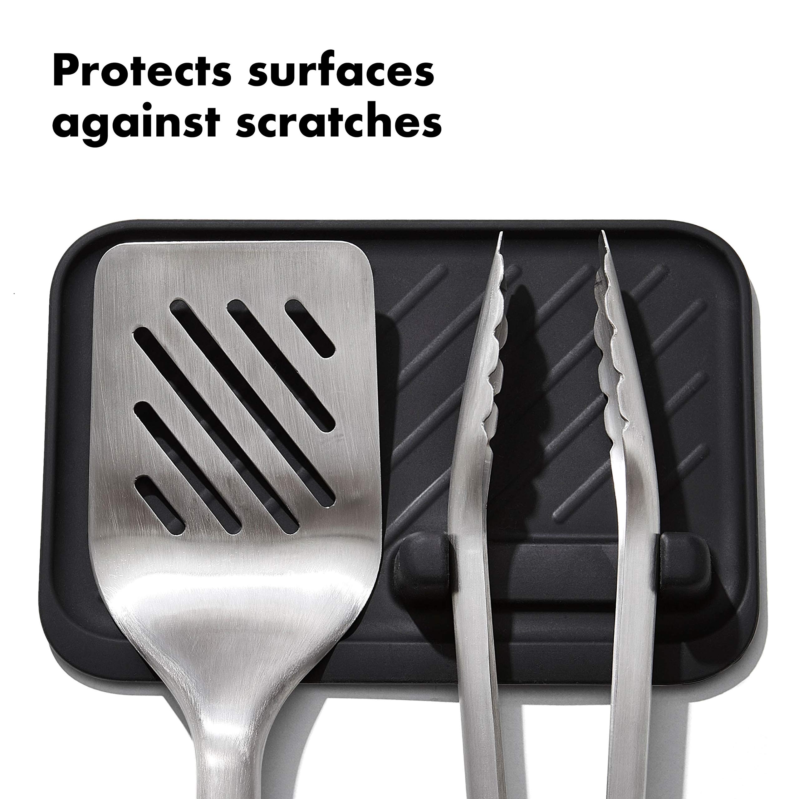 OXO Good Grips Tool Rest, Silicone Material, Black Color, Model 11308400