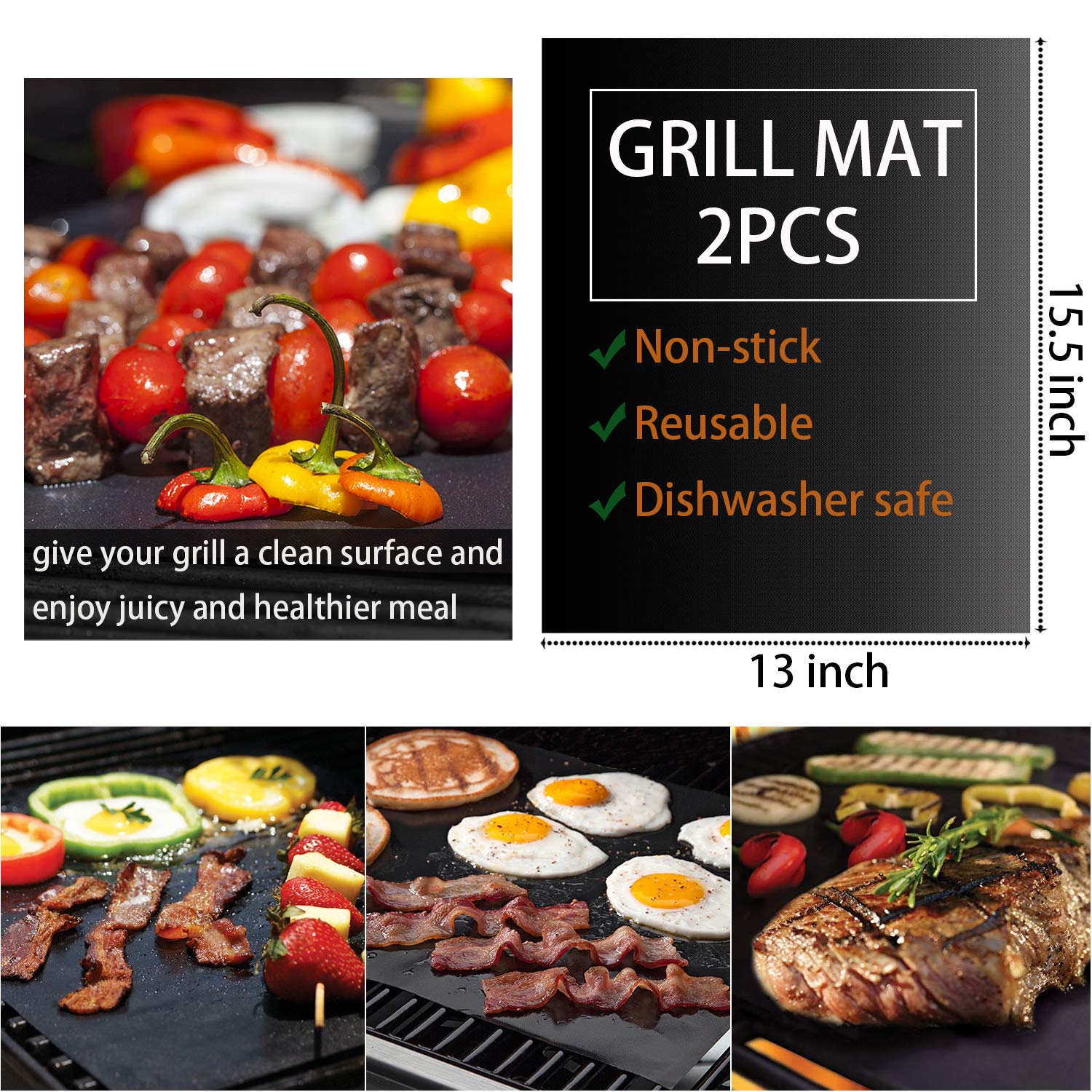 Romanticist 30Pcs Bbq Grill Tool Set For Men Dad, Heavy Duty Stainless Steel Grill Utensils Set, Non-Slip Grilling Accessories K