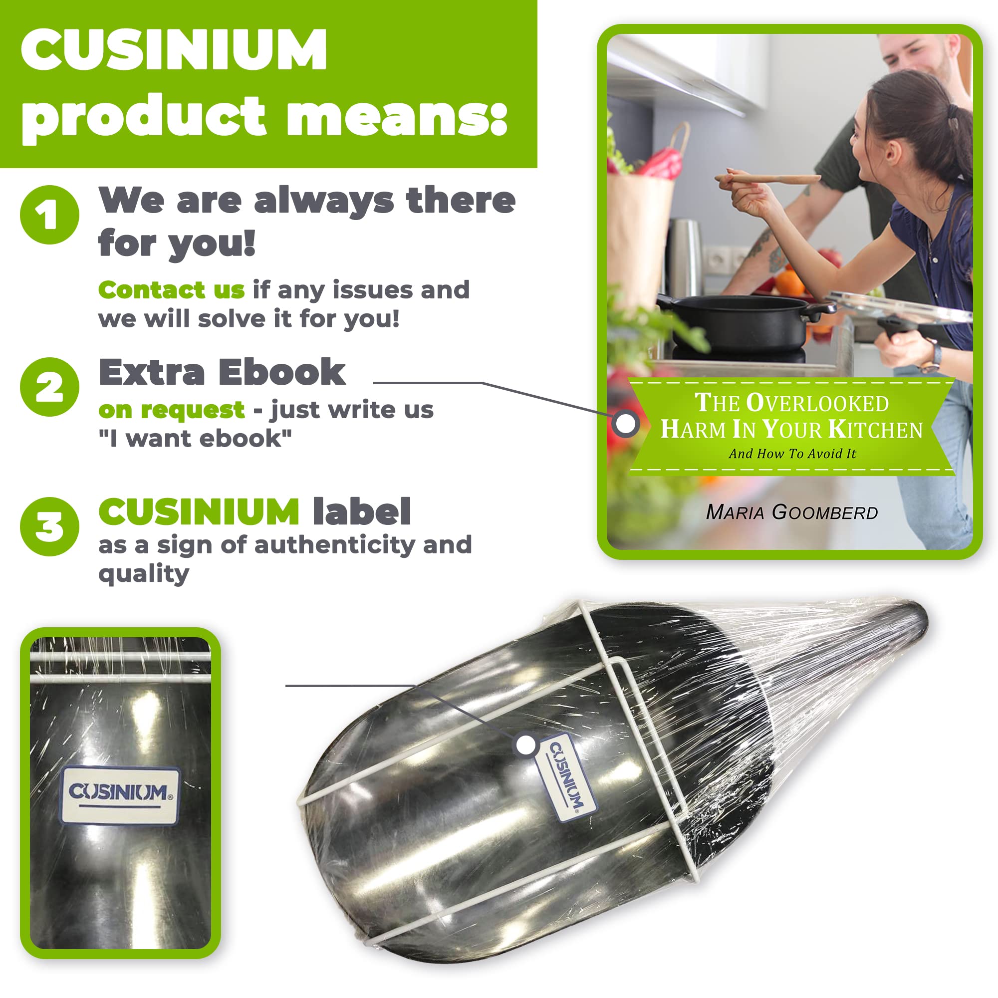 Cusinium 85 Oz Aluminum Ice Scoop With Holder