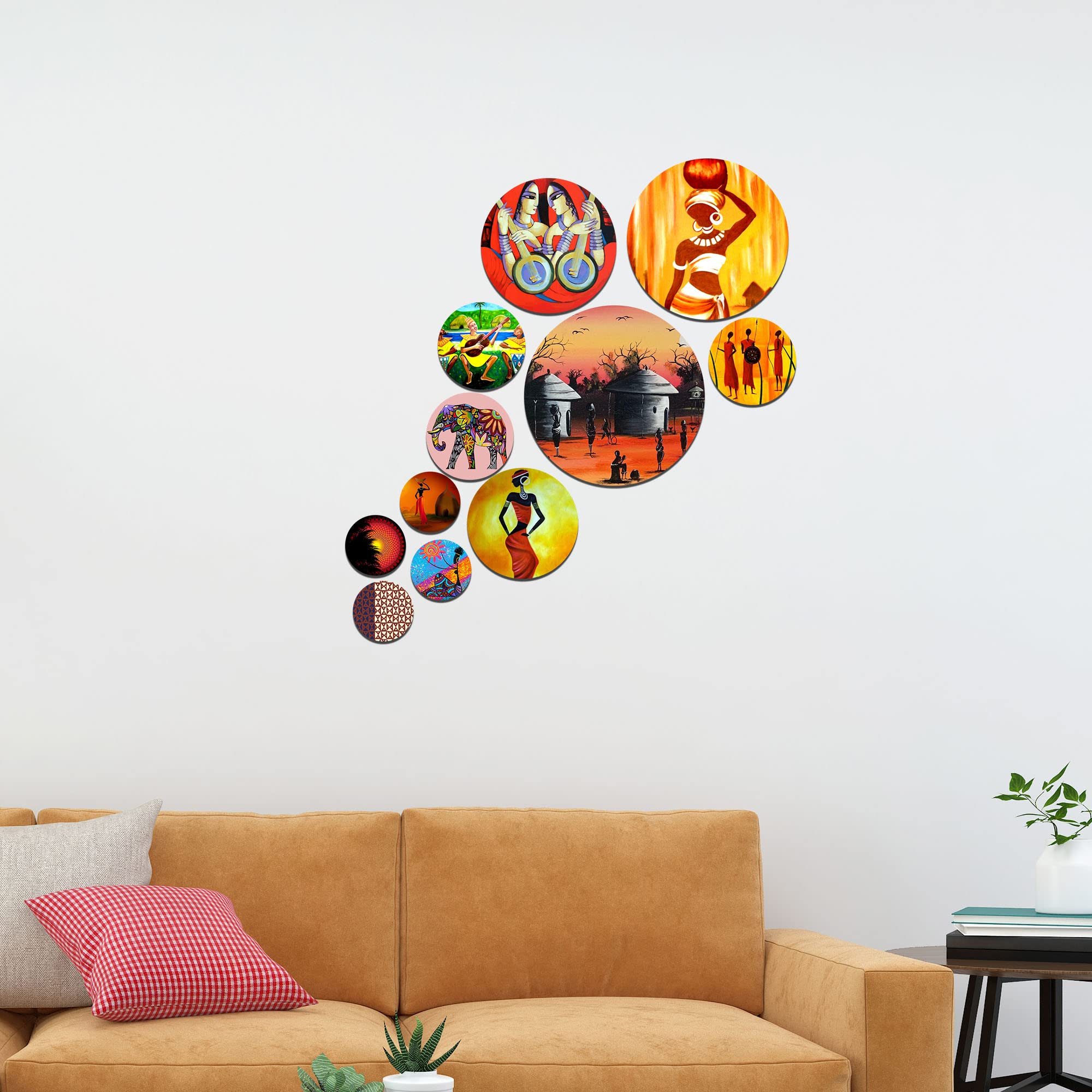 Artvibes Designer Mdf Wooden Wall Hanging Ornaments Decoration Item For Home | Office | Gift | Wall Art | Living Room | Bedroom