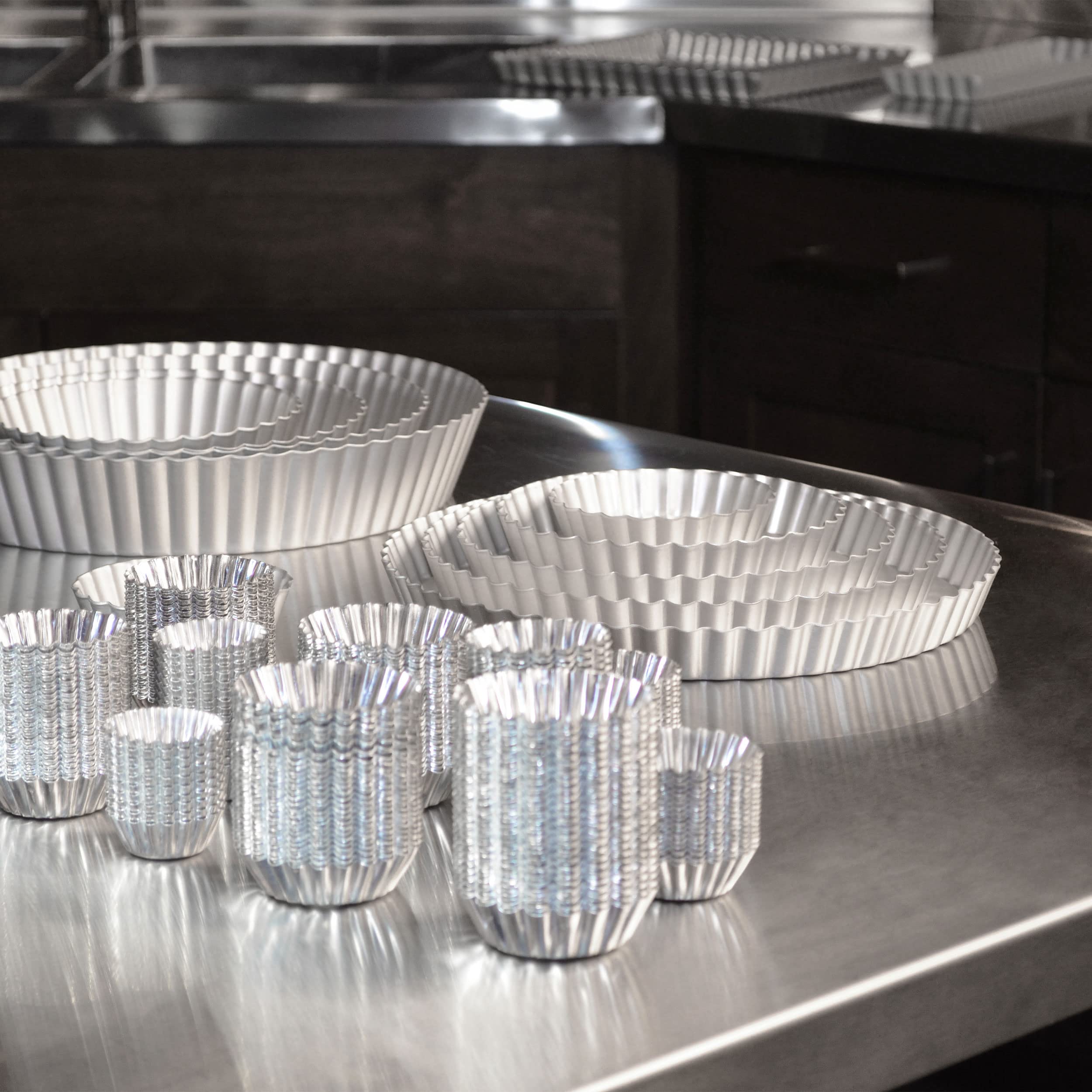 Fat Daddio'S Pft-11 Round Fluted Tart Pan, 11 X 1 Inch