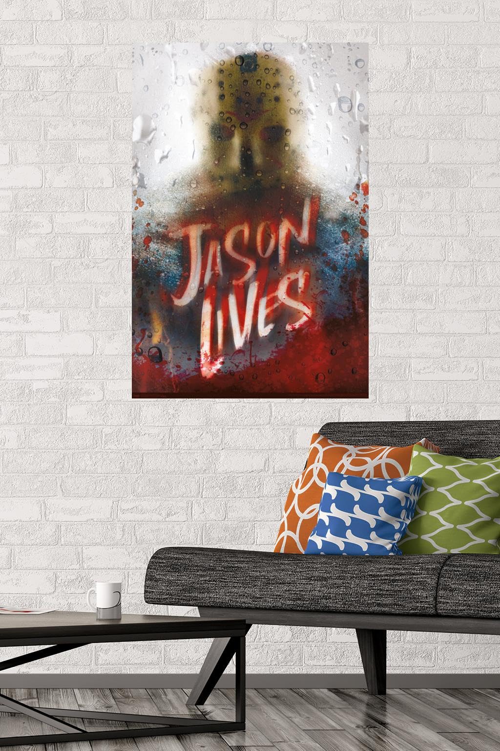 Trends International Friday The 13Th - Jason Lives Wall Poster, 22.375'' X 34'', Unframed Version