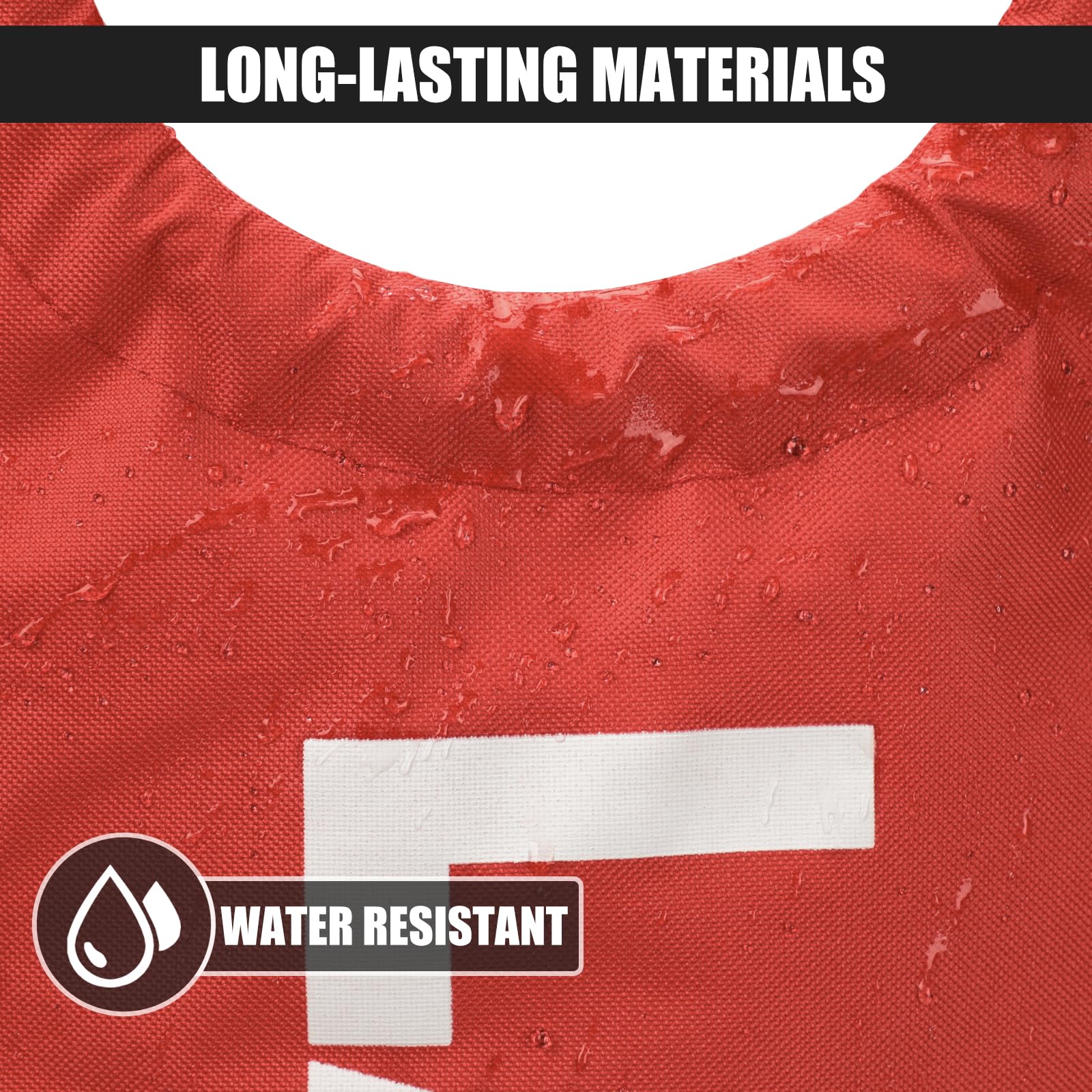 DOKEHOM 125L X-Large collapsible Washing Laundry Basket Bag (7 colors) for Bedroom  Fabric (Red  XL)