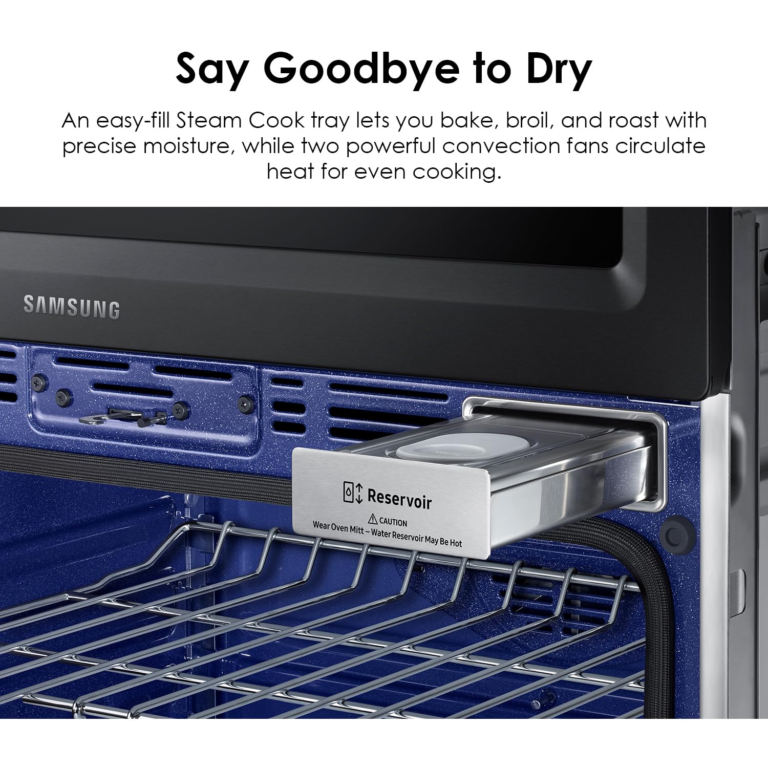 Samsung 30'' Combination Microwave Wall Oven, Black Stainless Steel, Nq70M6650Dg/Aa