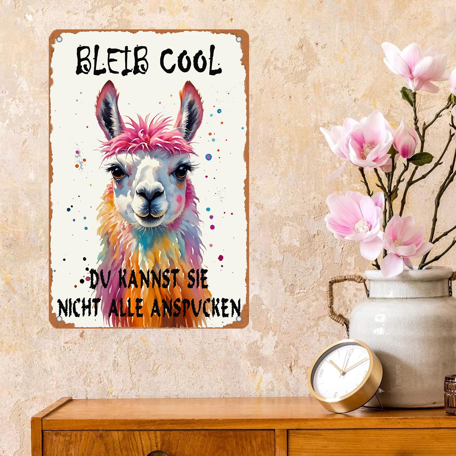 KIYOYO Vintage Tin Sign Metal Poster Plaque Hello Sweet Cheeks Sasquatch Bathroom Poster Bigfoot Knowledge Poster Metal Sign Iro