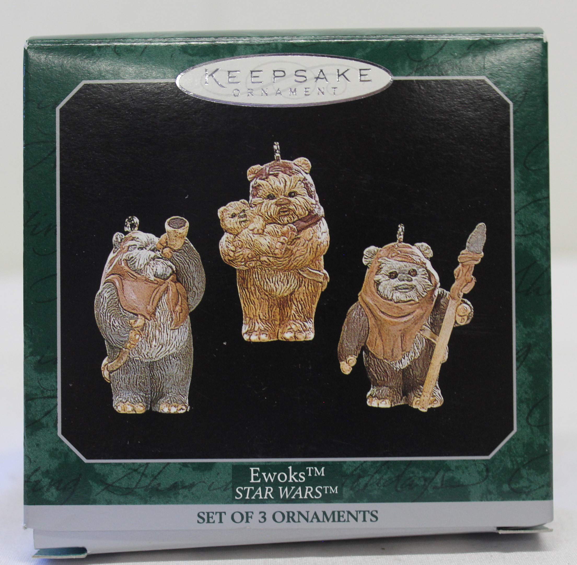 Hallmark Keepsake Ornaments Star Wars Ewoks-mini