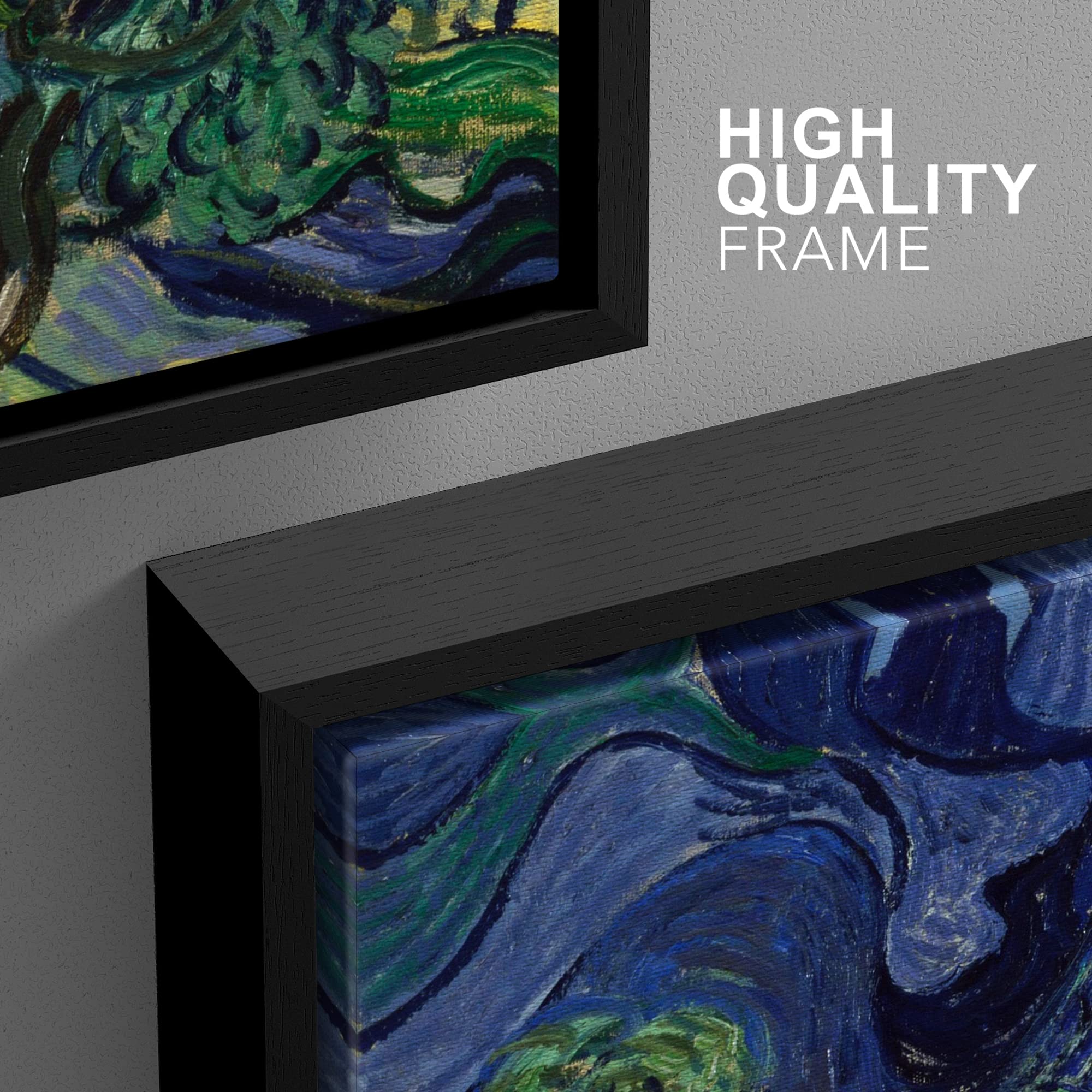 Wall26 Framed Canvas Print Wall Art Set The Olive Trees By Vincent Van Gogh Nature Wilderness Illustrations Fine Art Relax/Calm
