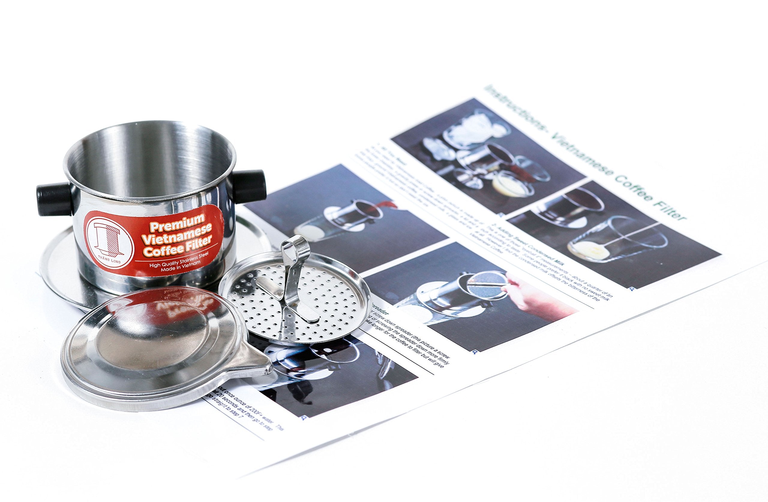 Vietnamese Coffee Filter, X-Small 4 Ounce, Perfect For Espresso, Paperless