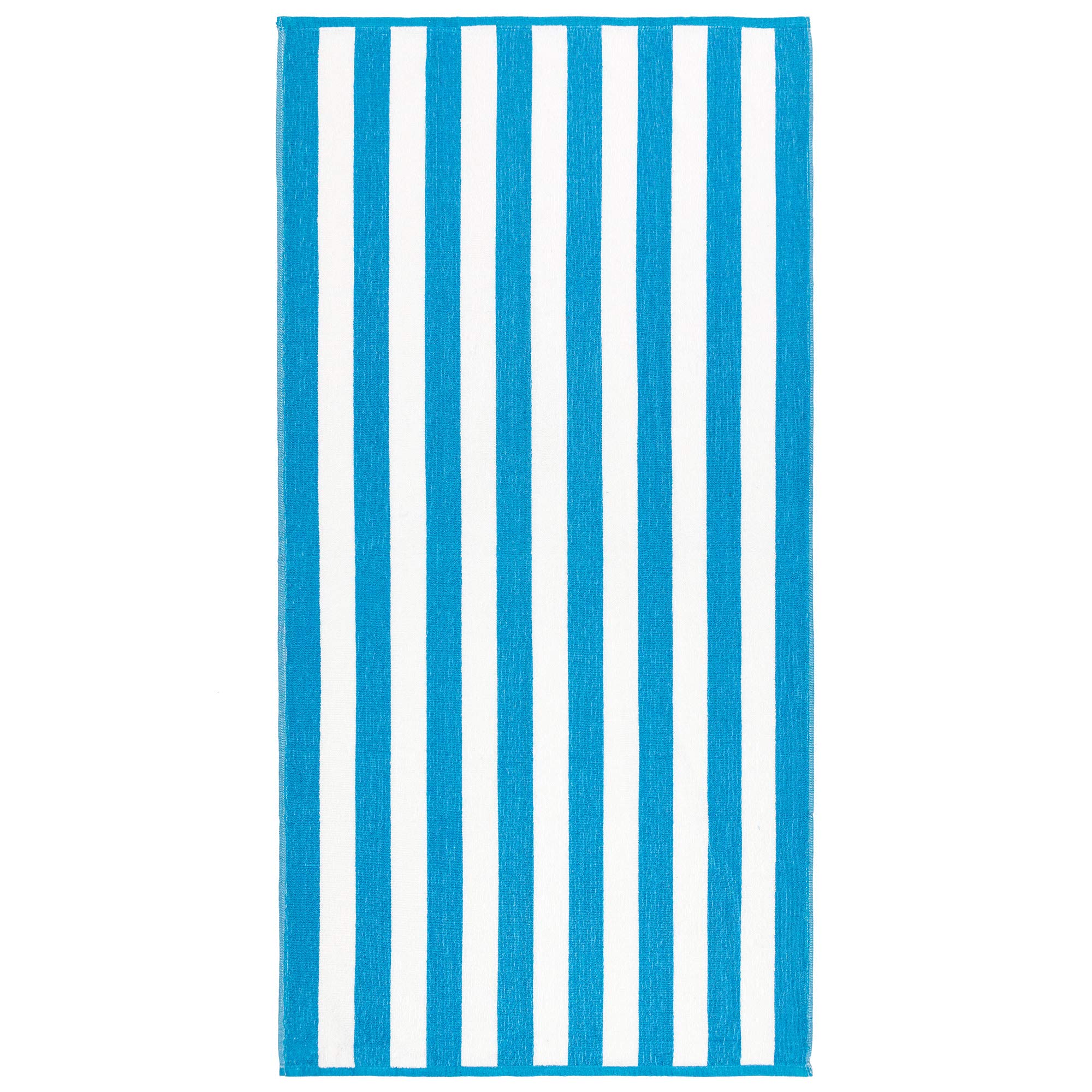 Beachland Classic Cabana Stripe Beach Towel - 30 x 60 inch 100% Soft Cotton Terry Resort Style Perfect for Beach and Pool (Royal-Tur-Mint-Pink  48 Pack)