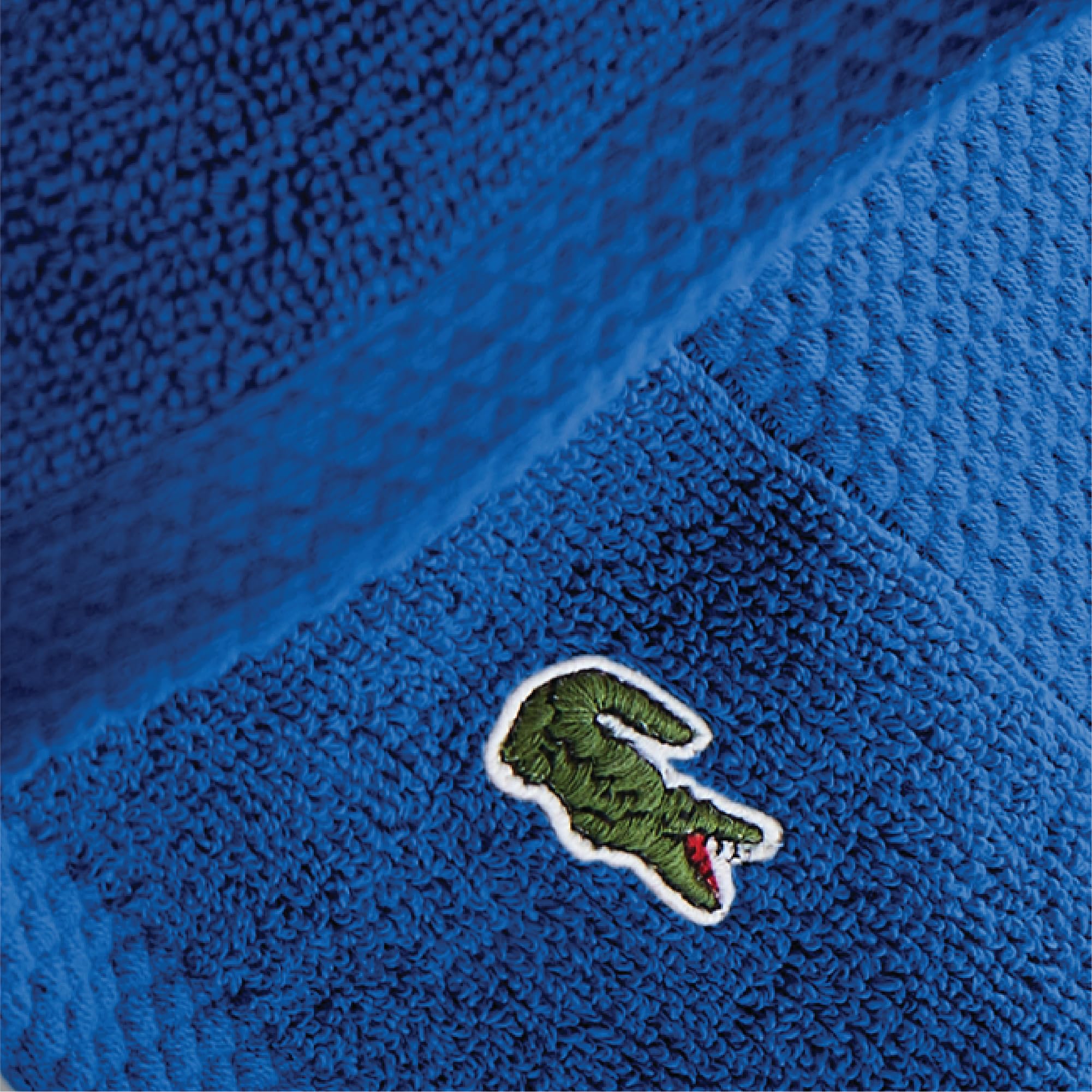 Lacoste Heritage Supima Cotton Bath Towel  Surf Blue  30 '' x 54 ''
