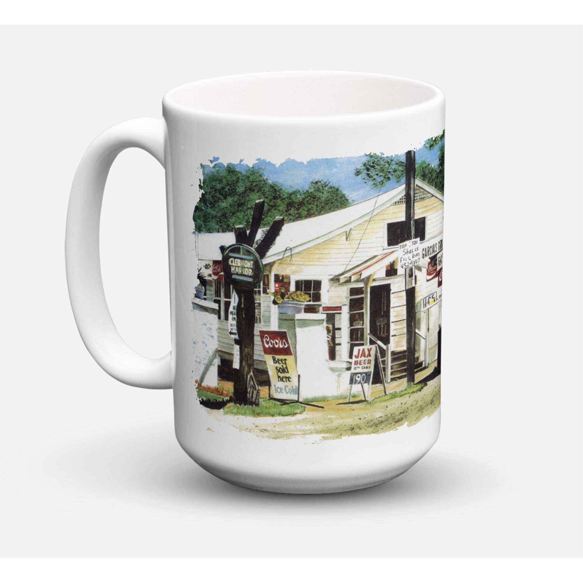 Carolines Treasures 8130CM15 Garcias Grocery Microwavable Ceramic Coffee Mug 15 oz Multicolor
