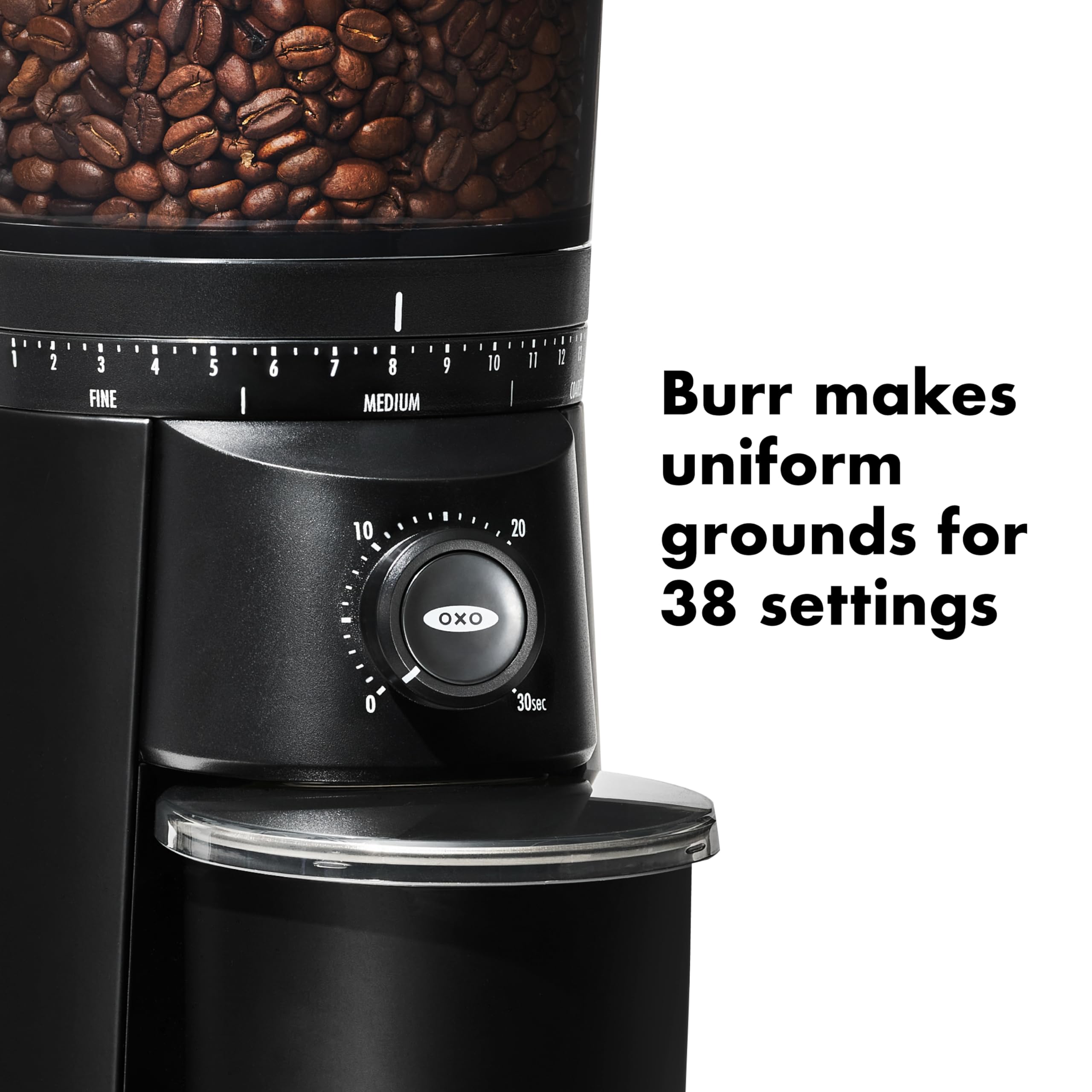 Oxo Brew Conical Burr Coffee Grinder - Matte Black