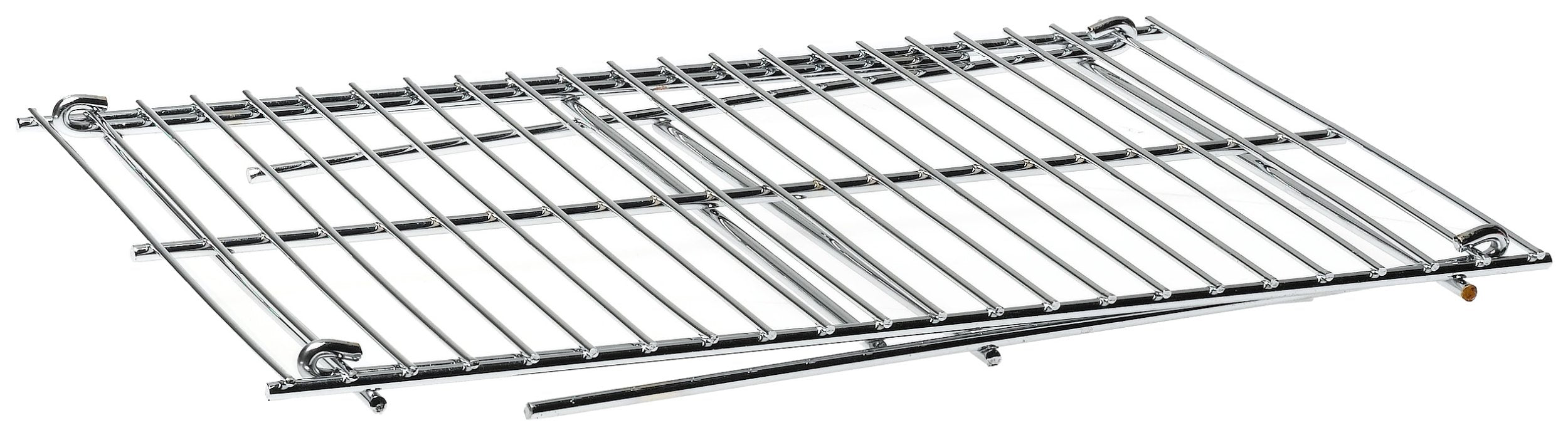 Rome 128 Pioneer Camp Grill, Chrome Plated Steel, 11-Inch X 16-Inch