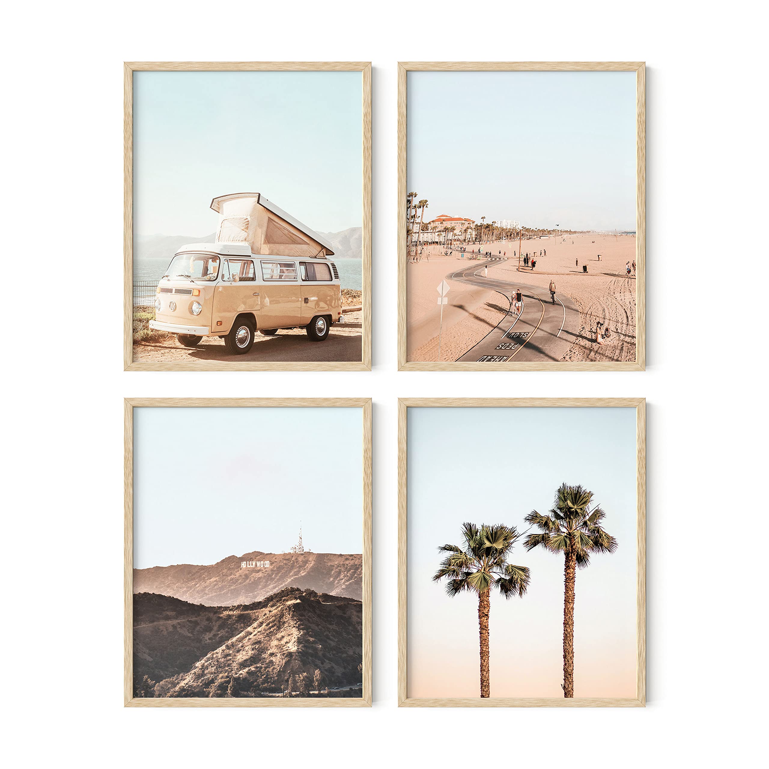 Haus And Hues Beach Decor And Art Prints - Set Of 4 Coastal Decor & Beach Art Prints, Beach Decorations For Home, Beach Bathroom
