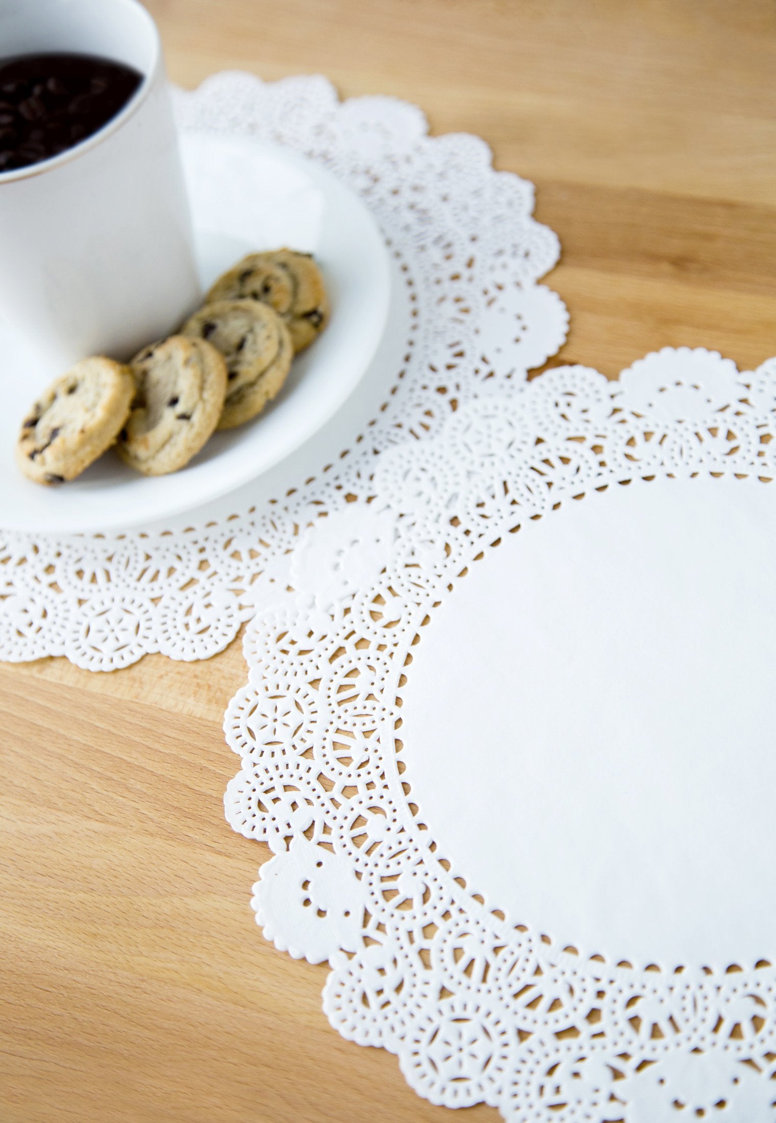 Fox Run 7373 Paper Lace Doilies, 10-Inch, Pack Of 12,White