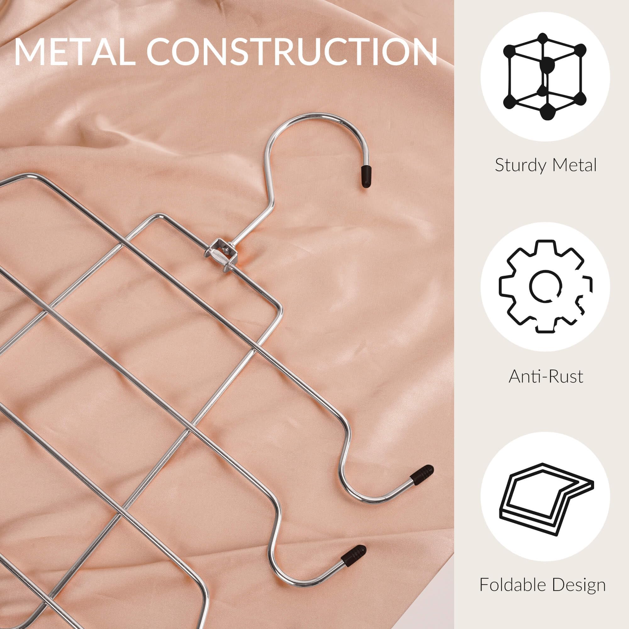 ZEDODIER 6 Pack Tank Top Hanger  Space Saving Bra Hangers  Non-Slip Hanging Sport Bras Holder  Closet Organizers and Storage for Camisoles Tank Tops Bras Ties Swimsuits Strappy Dress  Silver