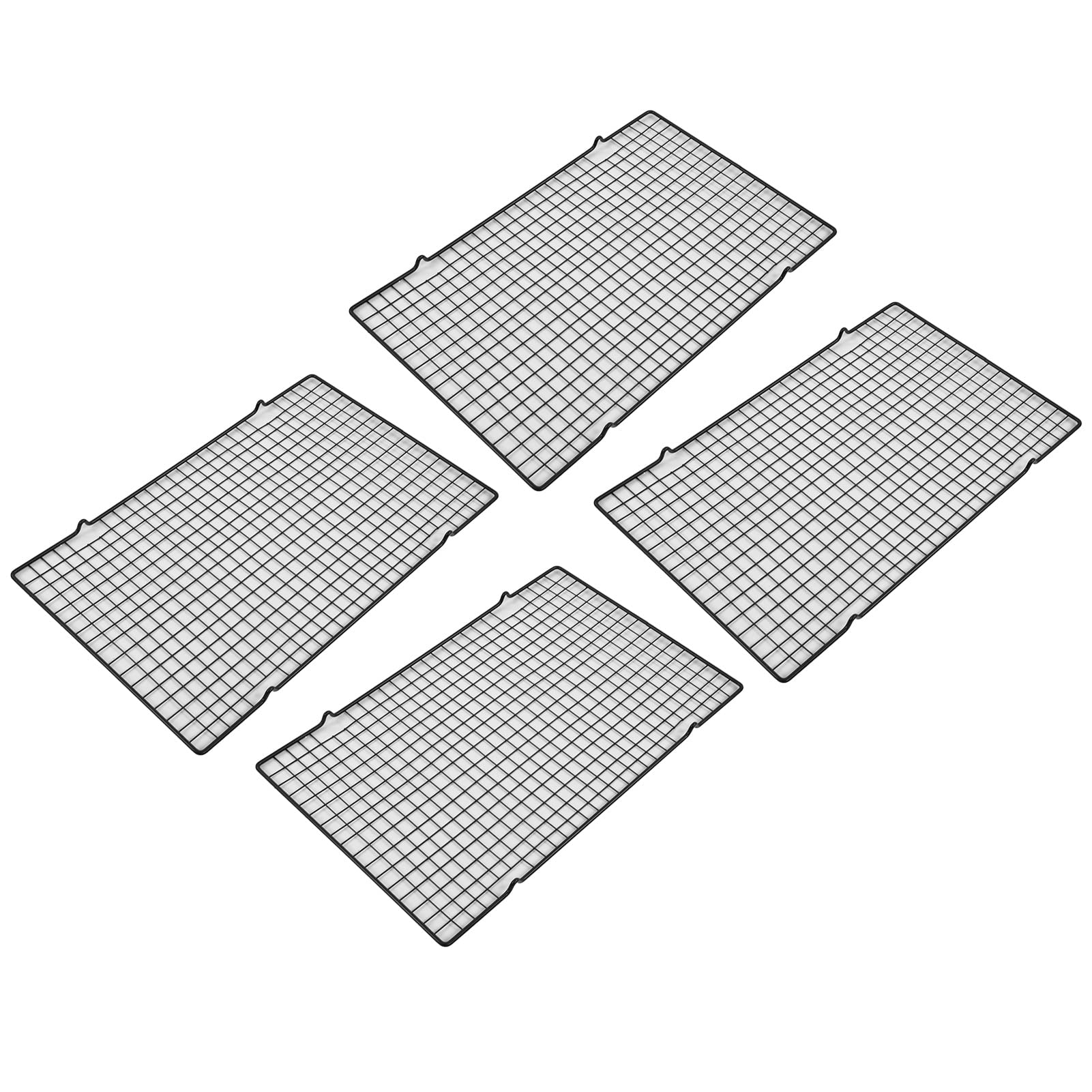 Cooling Rack, 4PCS Stainless Steel Heat Resistance Cooling Tray for Baking for Dessert Shop