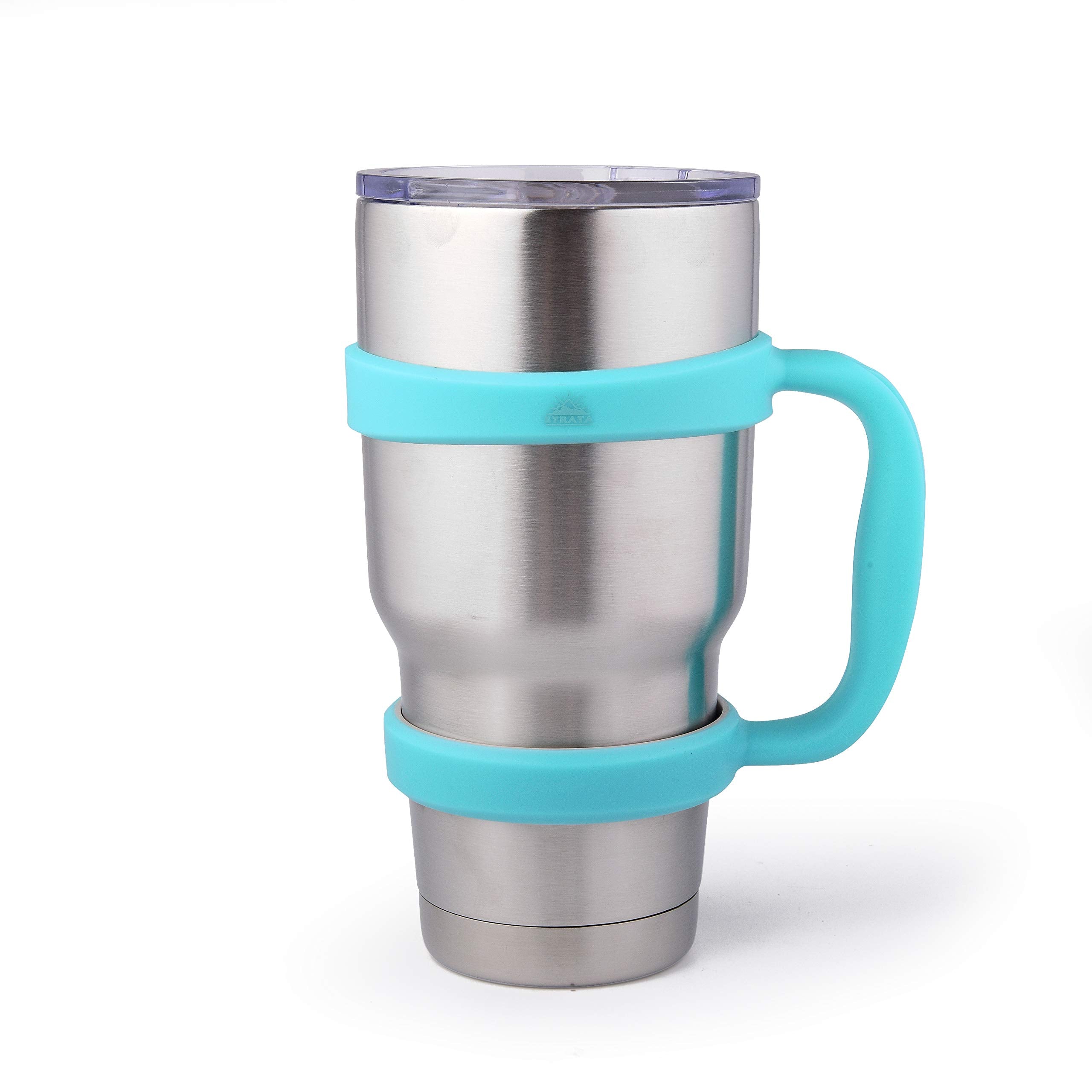 Strata Cups 30Oz Tumbler Handle (Teal) Available For 30Oz Yeti Tumbler, Ozark Trail Tumbler, Rambler Tumbler - Bpa Free