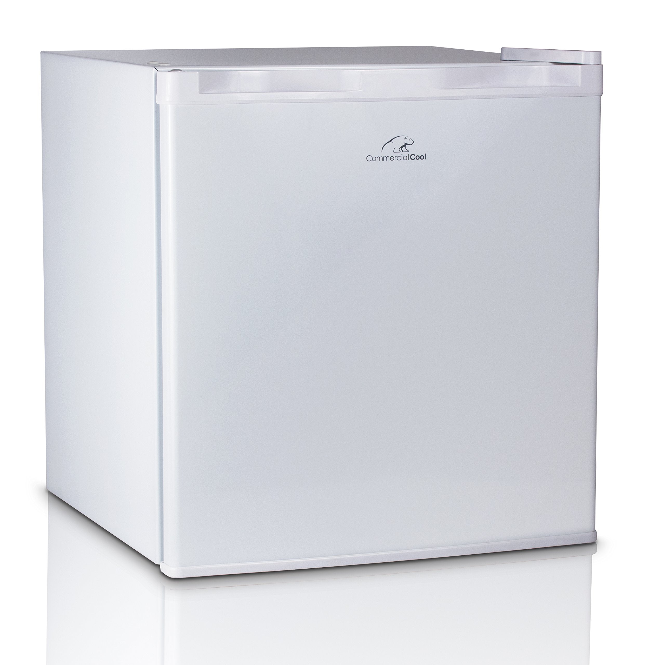 Commercial Cool CCR16W Compact Single Door Refrigerator and Freezer, 1.6 Cu. Ft. Mini Fridge, White