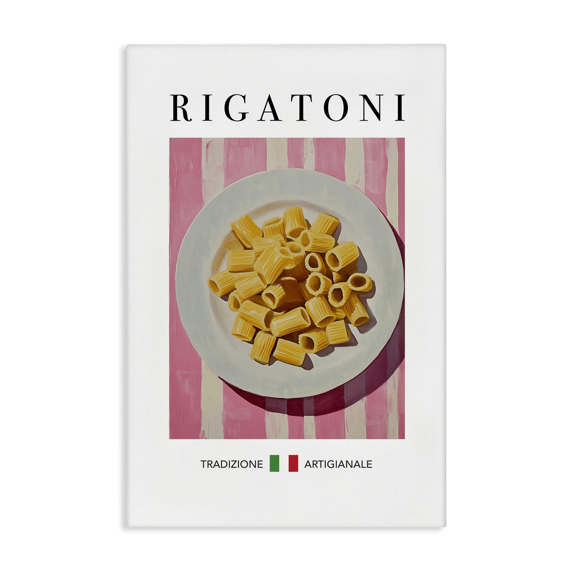 Stupell Industries Traditional Rigatoni Pasta Canvas Wall Art, design by Andreas Magnusson, 20 x 30