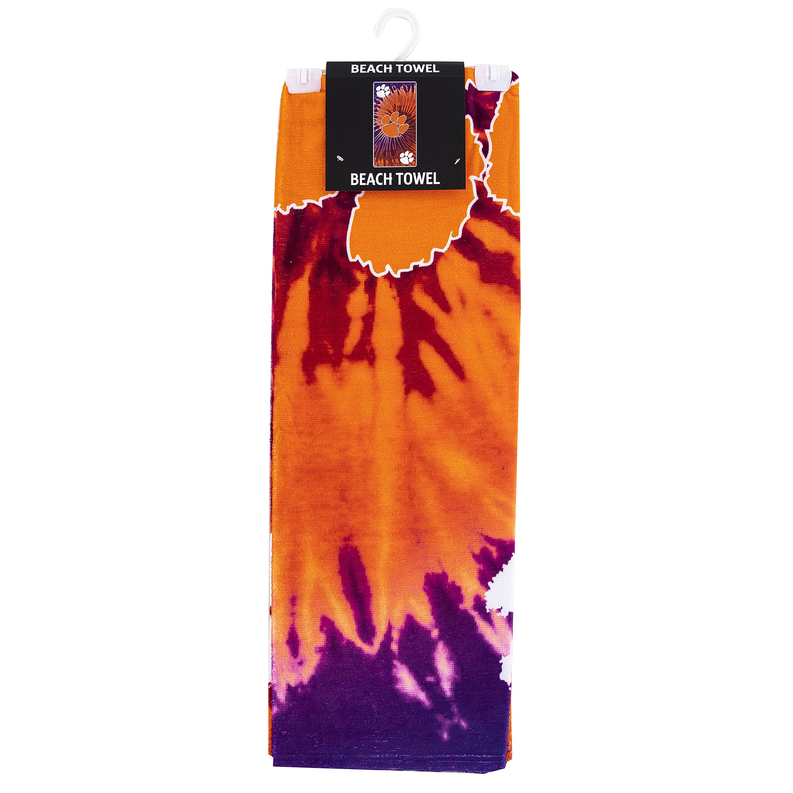 clemson Psychedelic Beach Towel(D0102H94VS7)