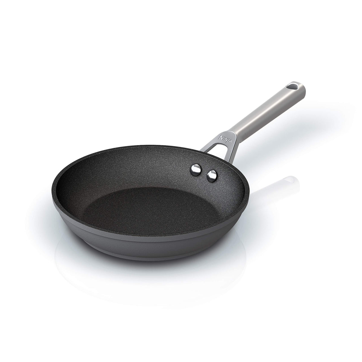 Ninja C30020 Foodi Neverstick Premium 8-Inch Fry Pan, Hard-Anodized, Nonstick, Durable & Oven Safe To 500F, Slate Grey