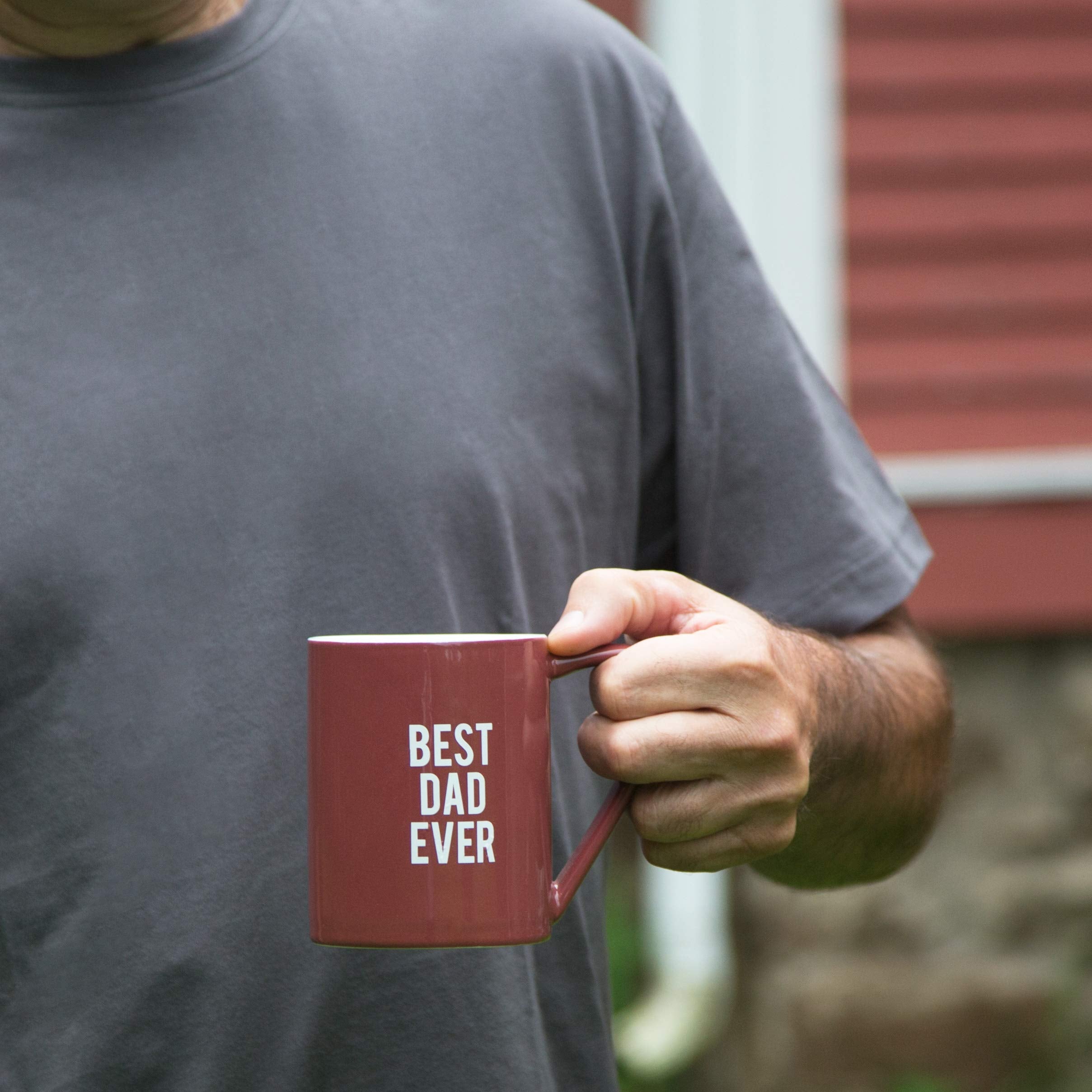 Pavilion Gift Company Best Dad Ceramic Mug, 18 oz, Multicolor