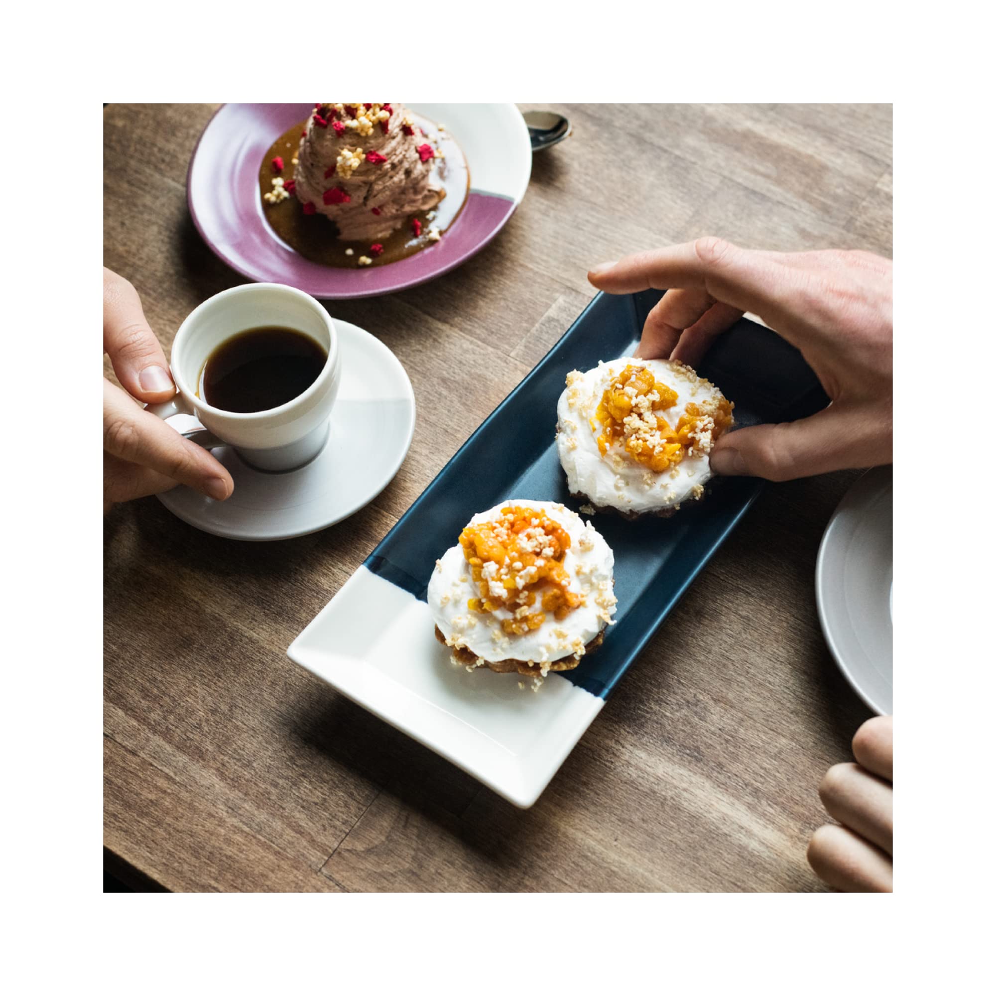 Royal Doulton Coffee Studio Espresso Set of 4 Cup & Saucers  4 Count (Pack of 1)  Mixed  3.7Fl oz