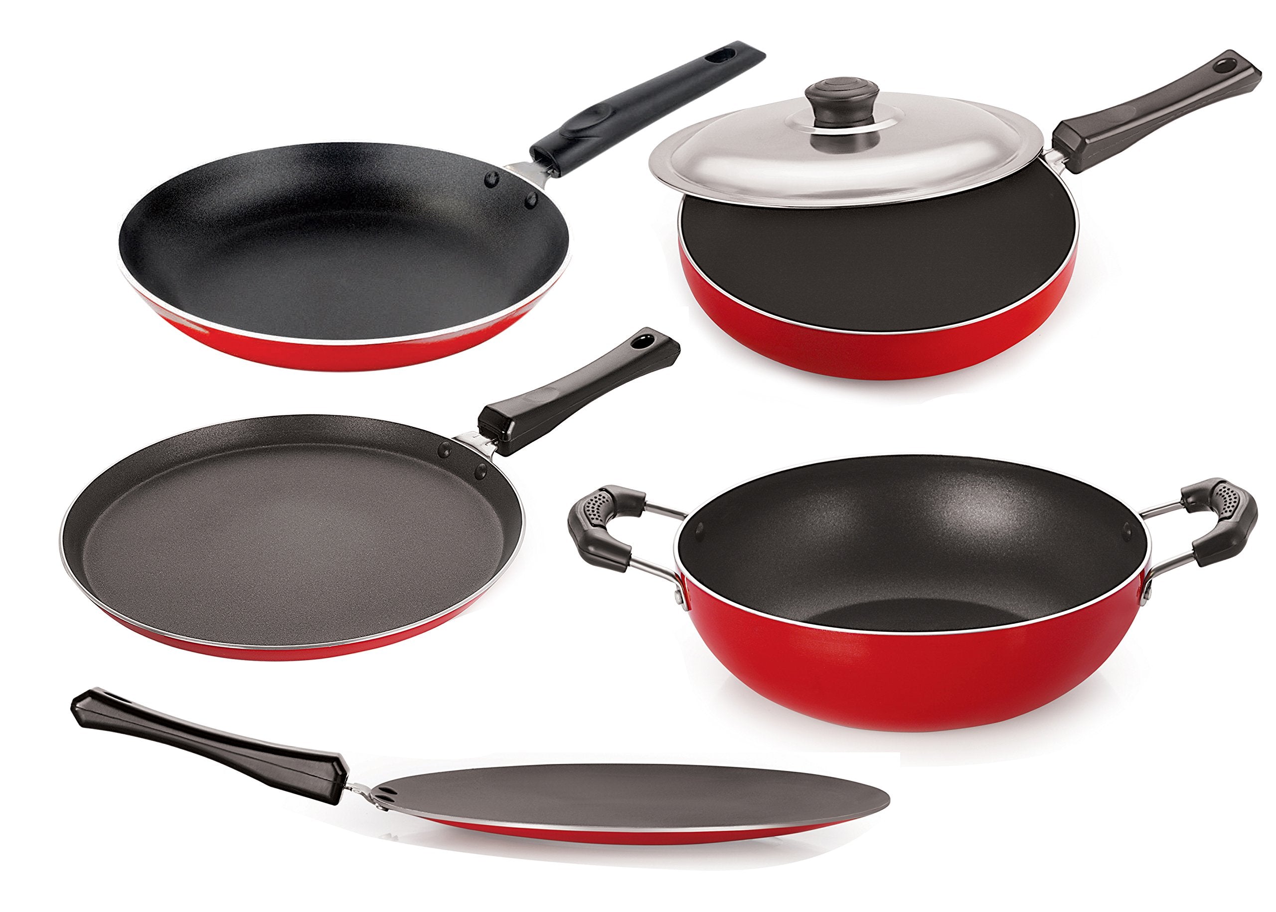 Nirlon NonStick Aluminium Cookware Combo Gift Set