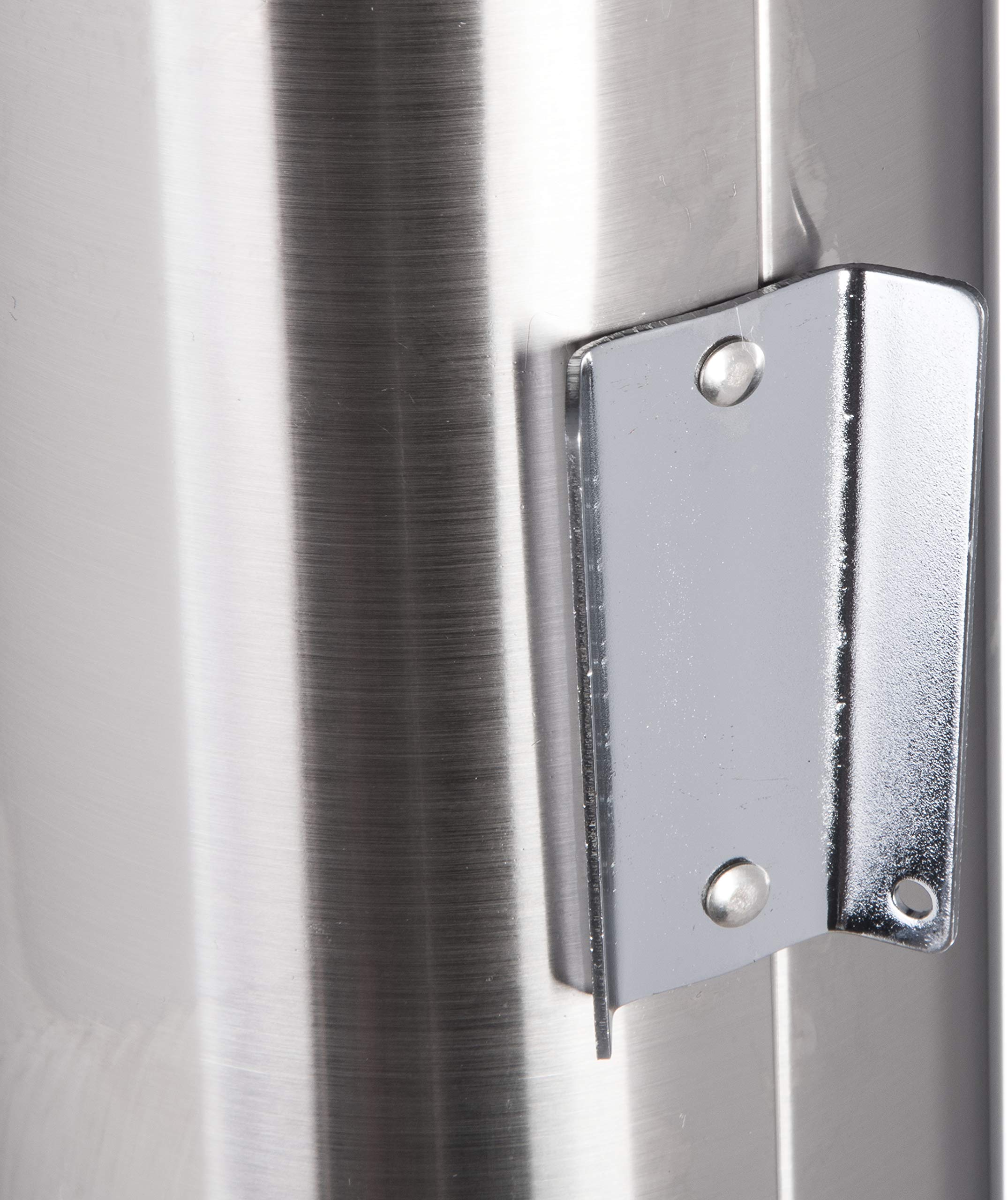 San Jamar Small Pull-Type Cup Dispenser Fits 4-10 Oz Cups With Flip Caps For Restaurants, Dining Halls, And Fast Food, Stainless