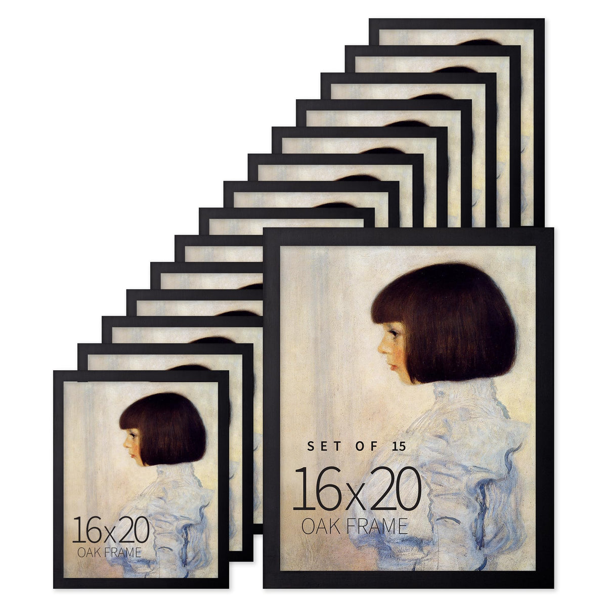 Poster Master 16''X20'' Black Wood Frames - 16X20 Poster Frames - Frame For Wall Art - Frame For Poster - 16X20 Frame Wood - Art