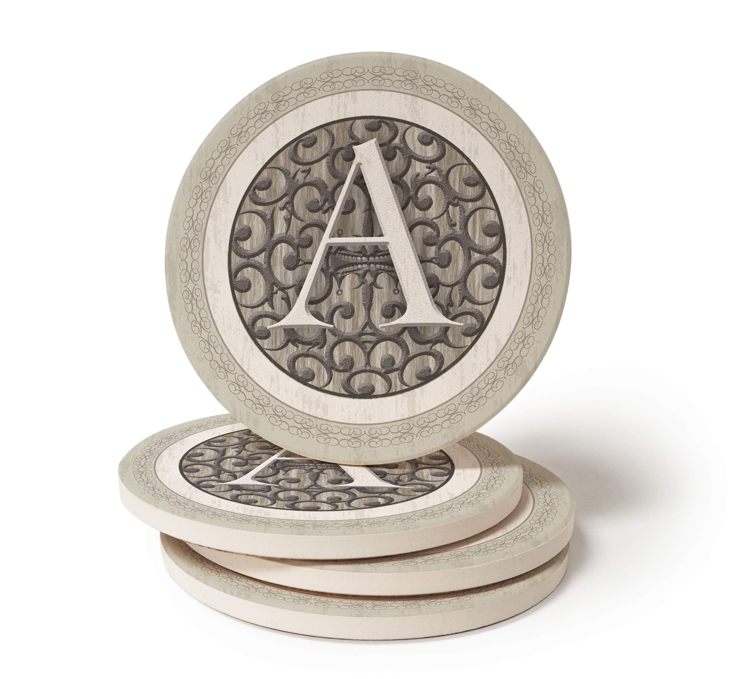 Coasterstone Monogram A Coasters