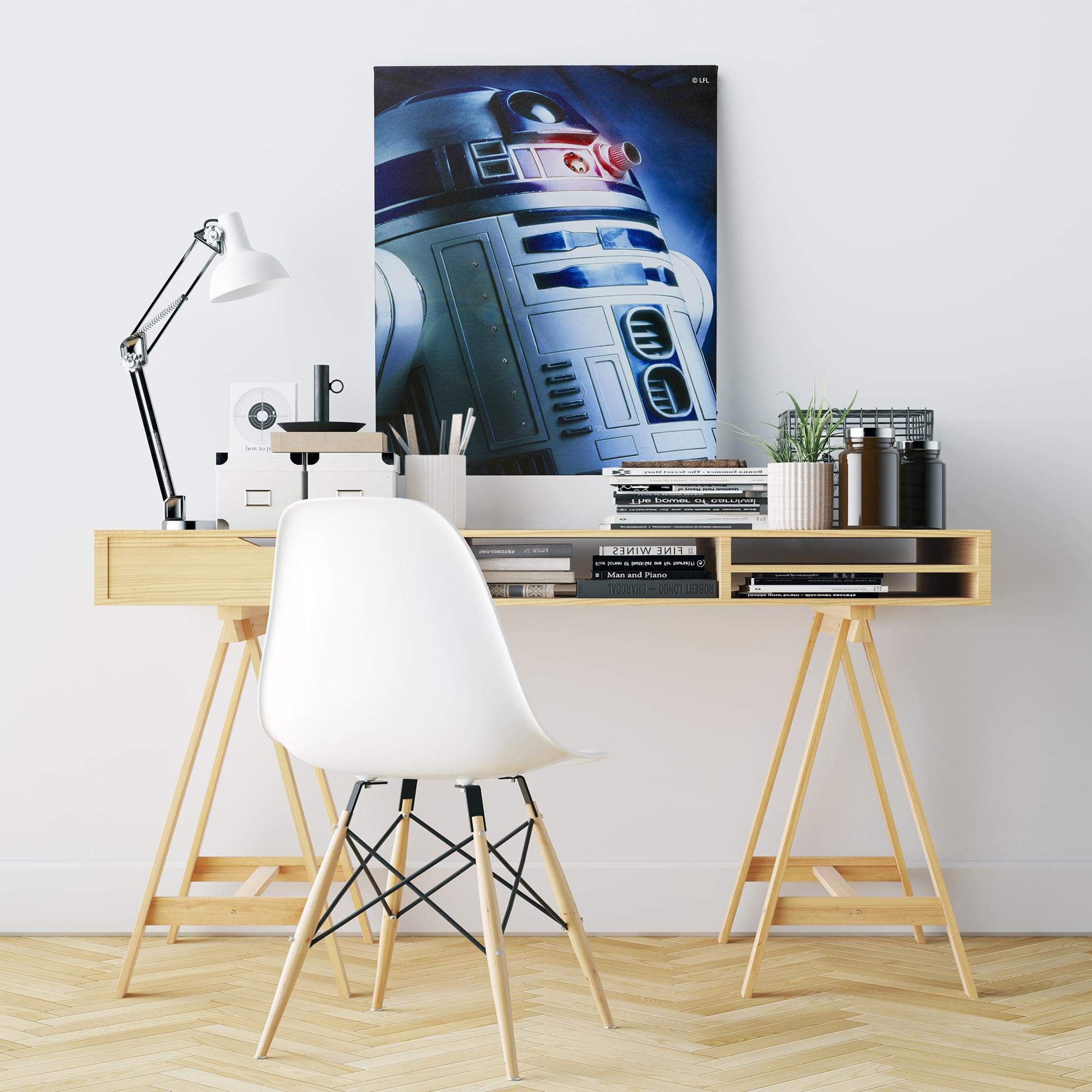 Star Wars Illuminated Canvas Art - 23.919.9?- R2D2
