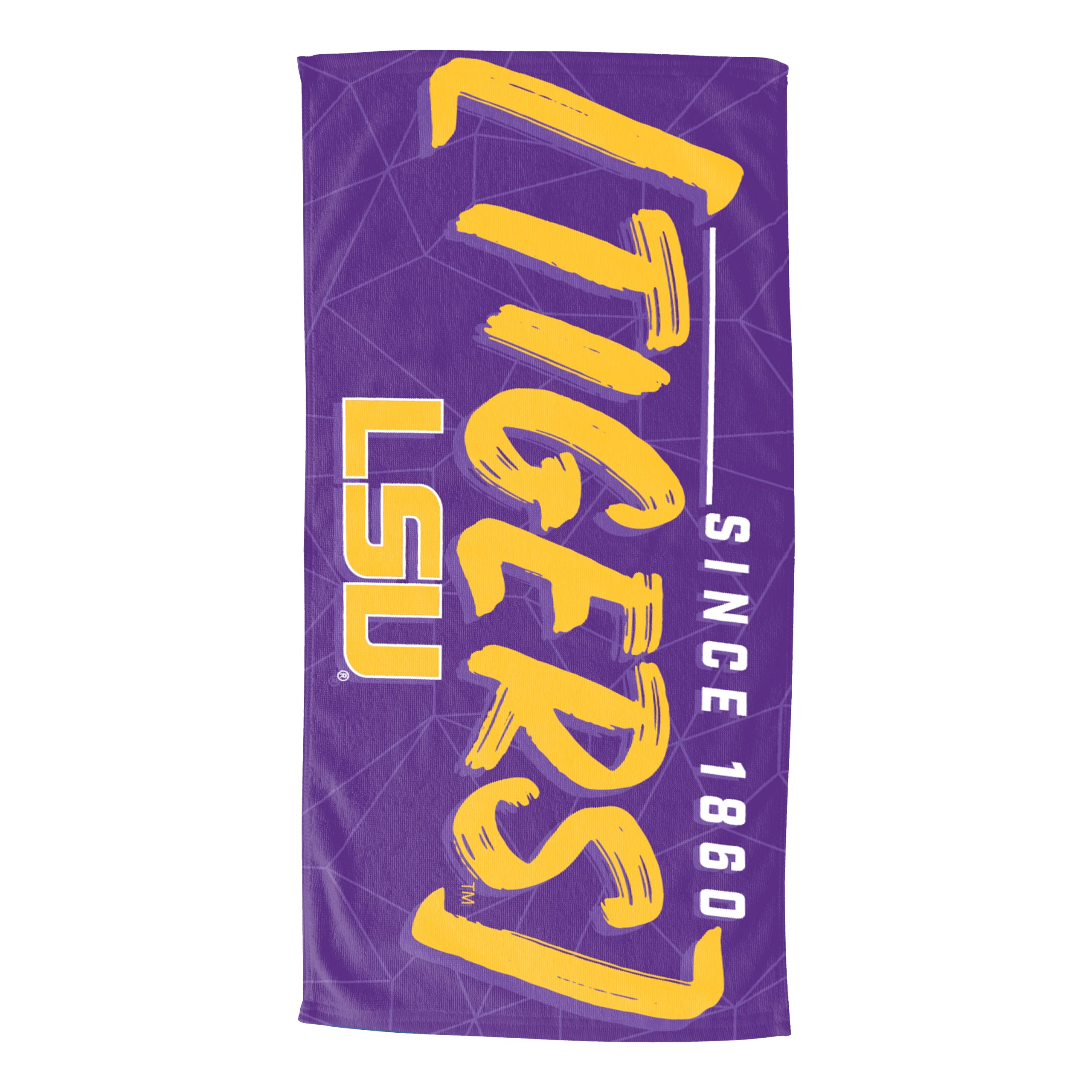 cOL 606 LSU- Louisiana St - Juvy Hooded Towel  22X51(D0102HgJR47)