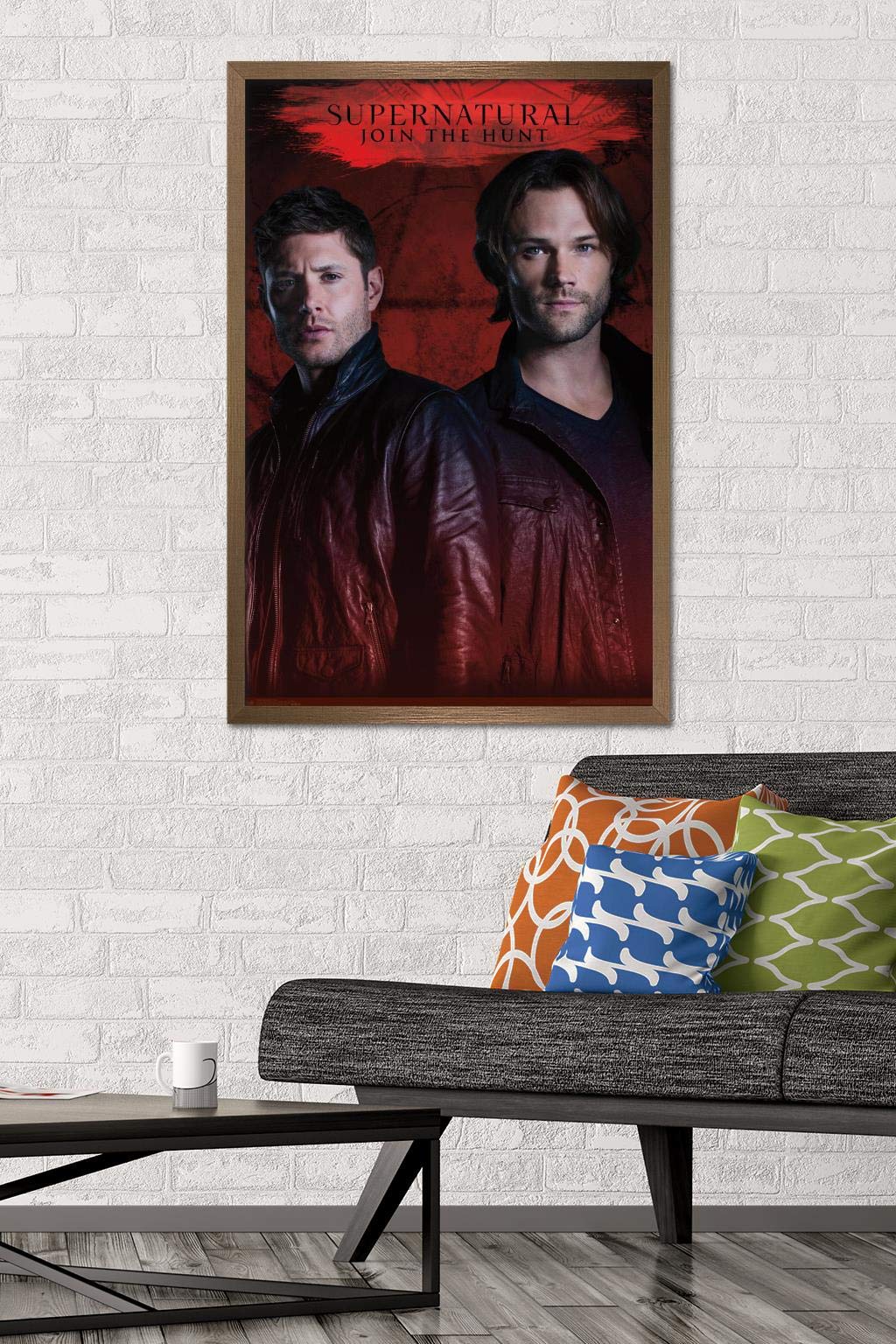 Trends International Supernatural - Red Wall Poster, 22.375'' X 34'', Bronze Framed Version