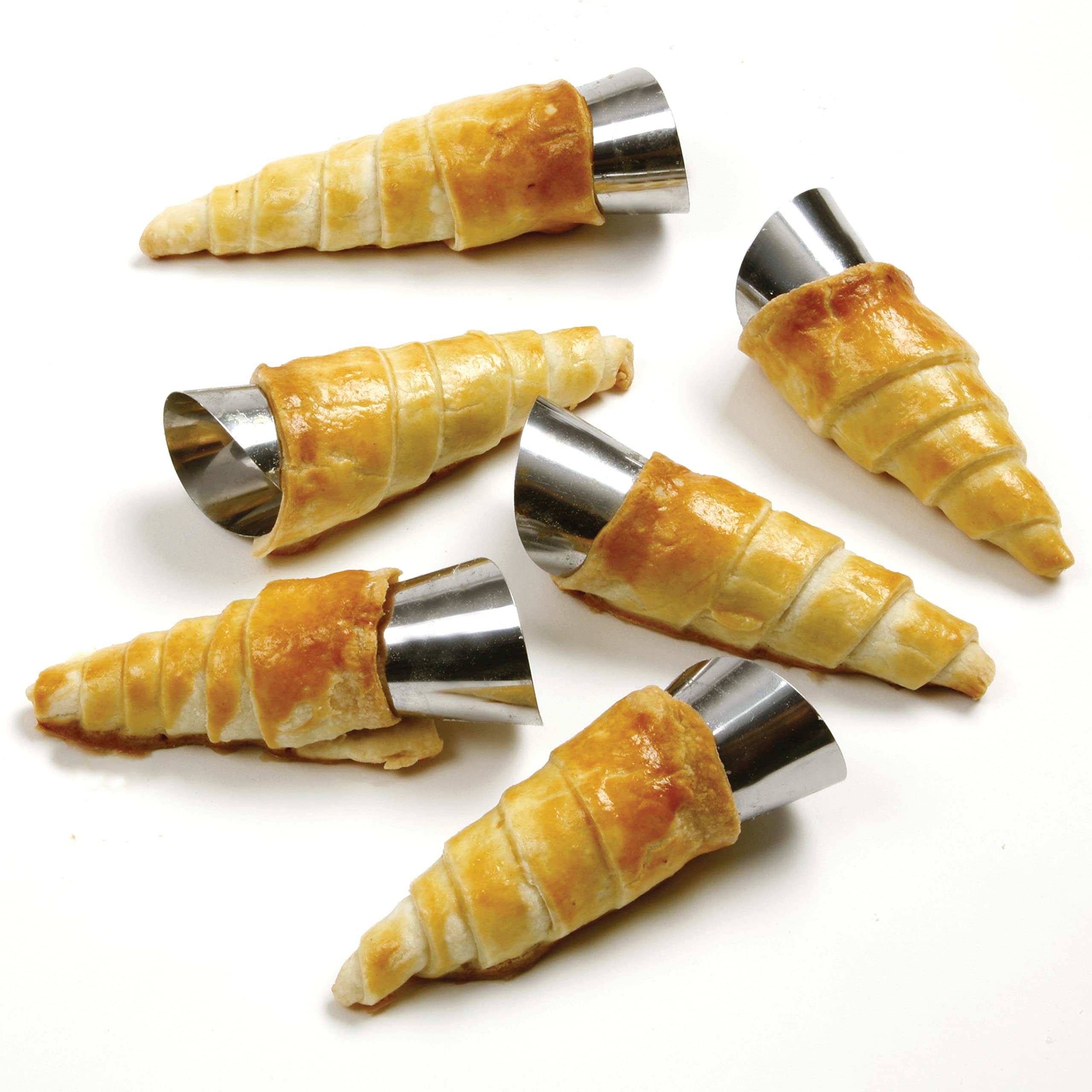 Norpro Stainless Steel Cream Horn Molds, Set Of 6