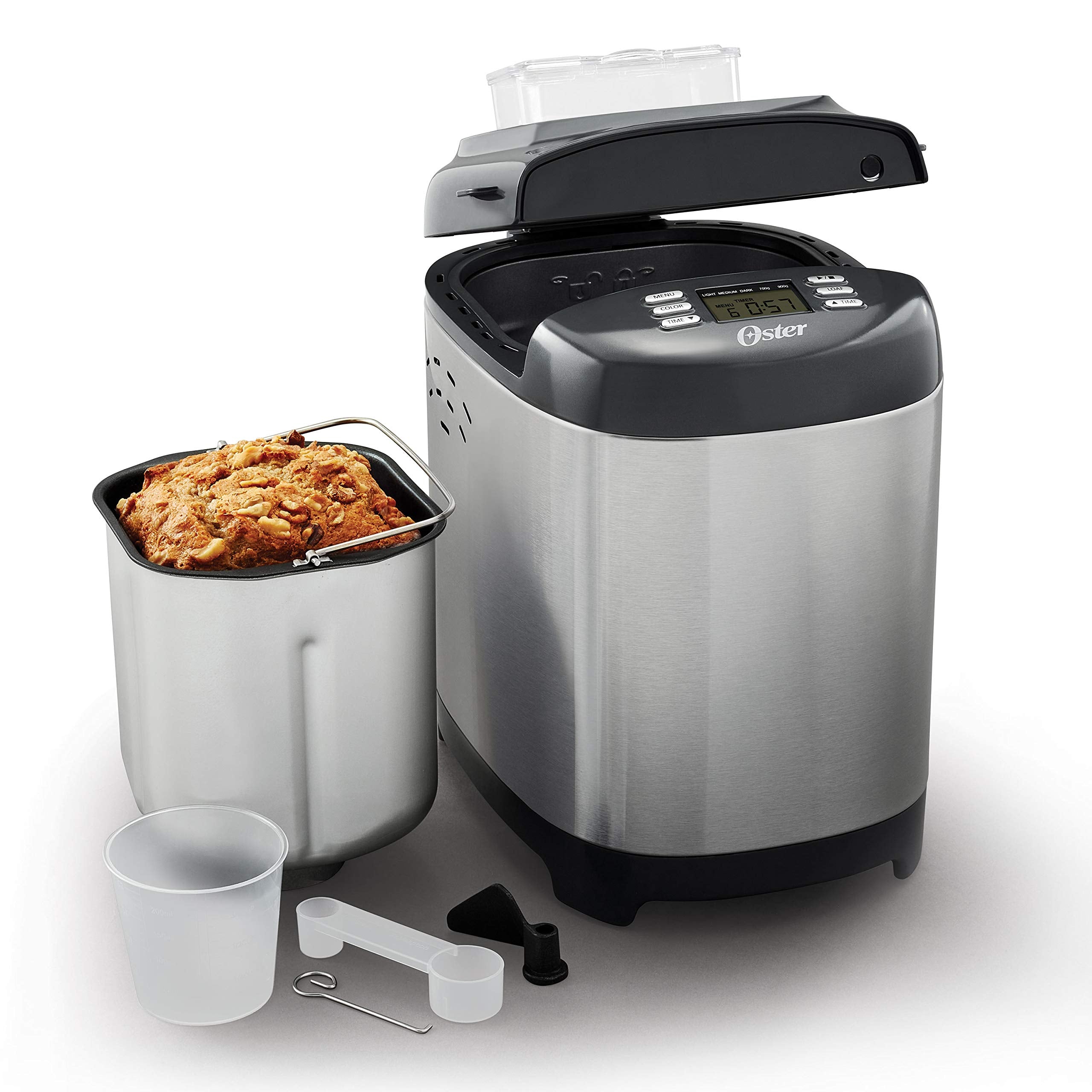 Oster Bread Maker With Expressbake | 2 Pound Capacity,Grey